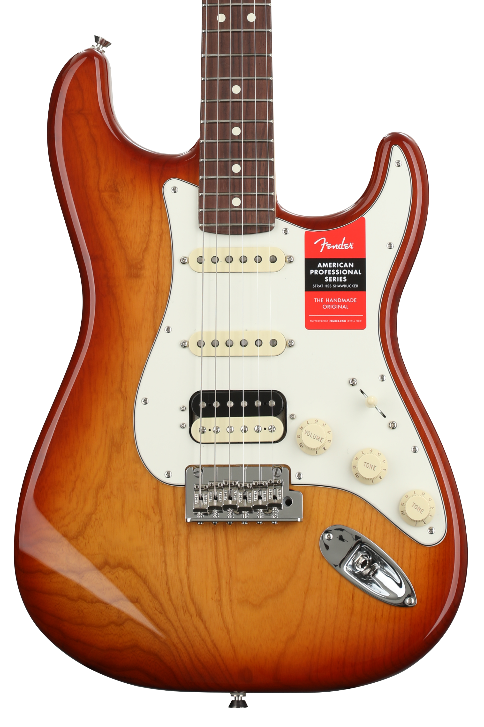 Fender American Professional HSS Shawbucker Stratocaster - Sienna
