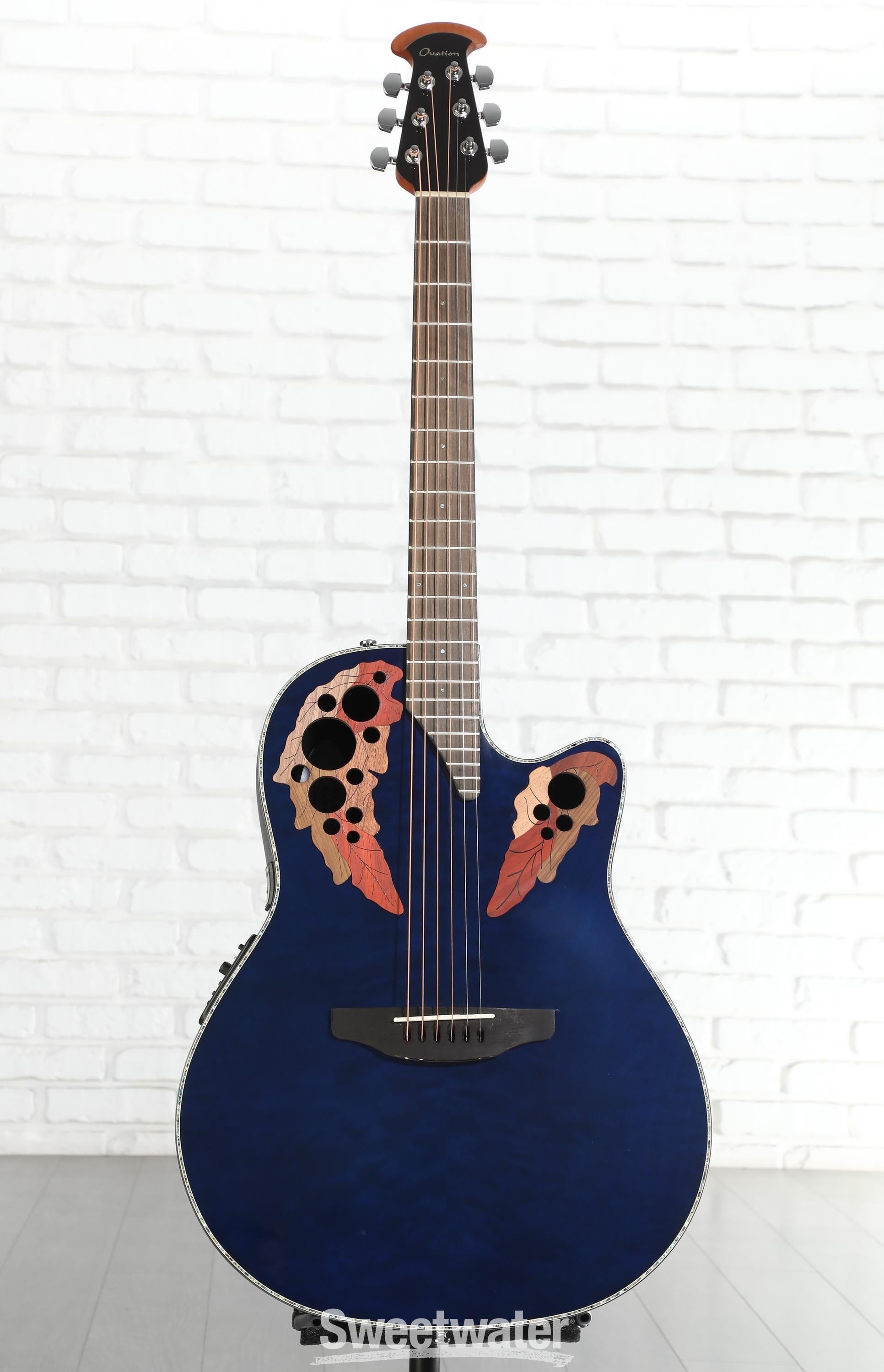 Ovation Celebrity Elite Plus CE44P-8TQ Mid-Depth Acoustic-Electric