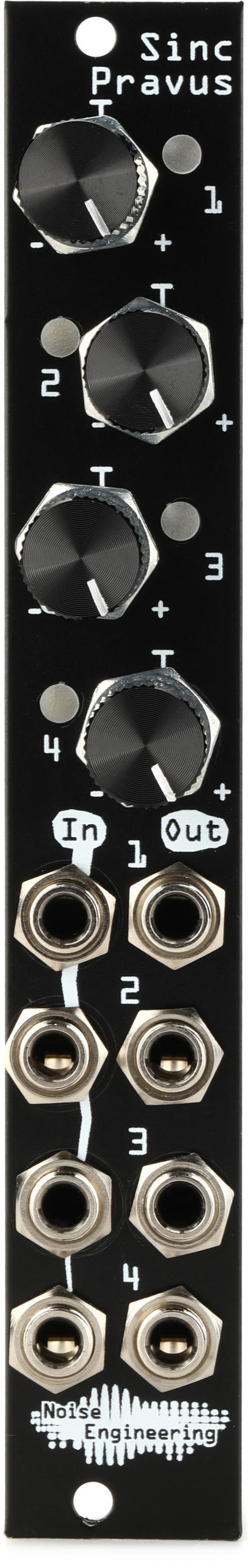 Photo of Noise Engineering Sinc Pravus Quad Offset 4-channel Eurorack Module - Black