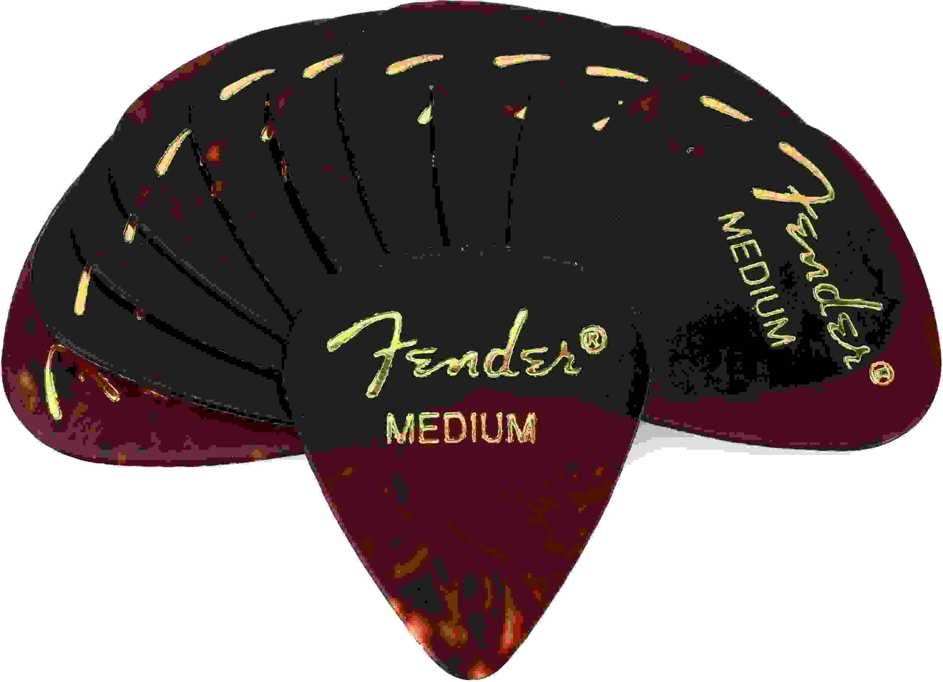 Fender 351 Shape Classic Celluloid Picks - Medium Tortoise Shell 12 ...