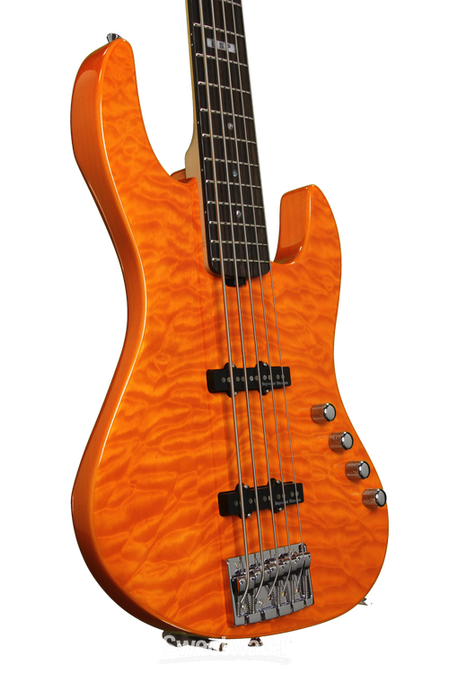 ESP E-II J5 QM Bass - Amber | Sweetwater