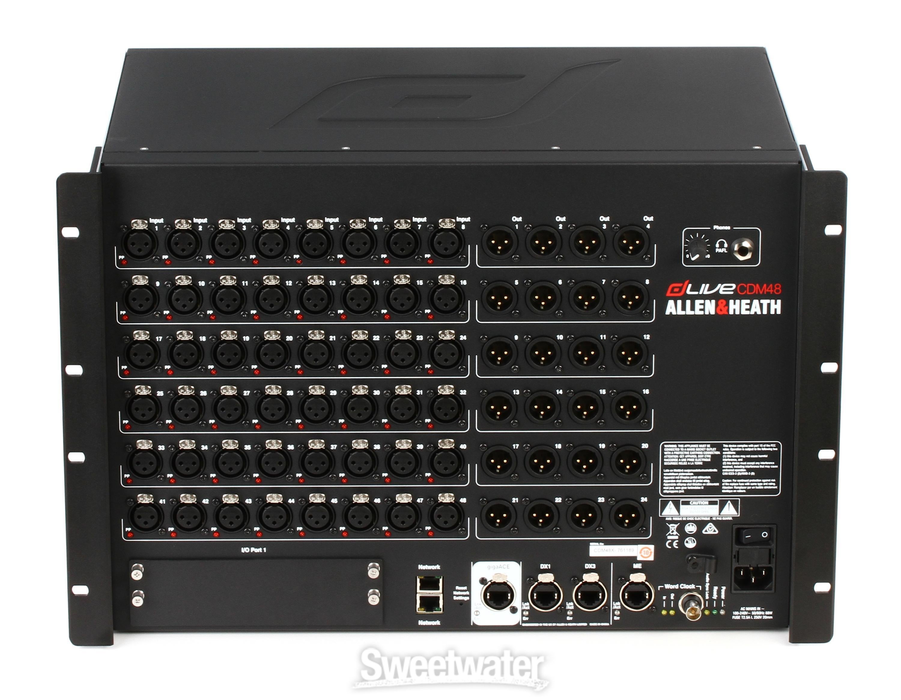 Allen & Heath dLive MixRack CDM48 48-input Digital Stage Box