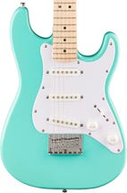 Product Image - This Item - Squier Mini Stratocaster Electric Guitar - Sea Foam Green