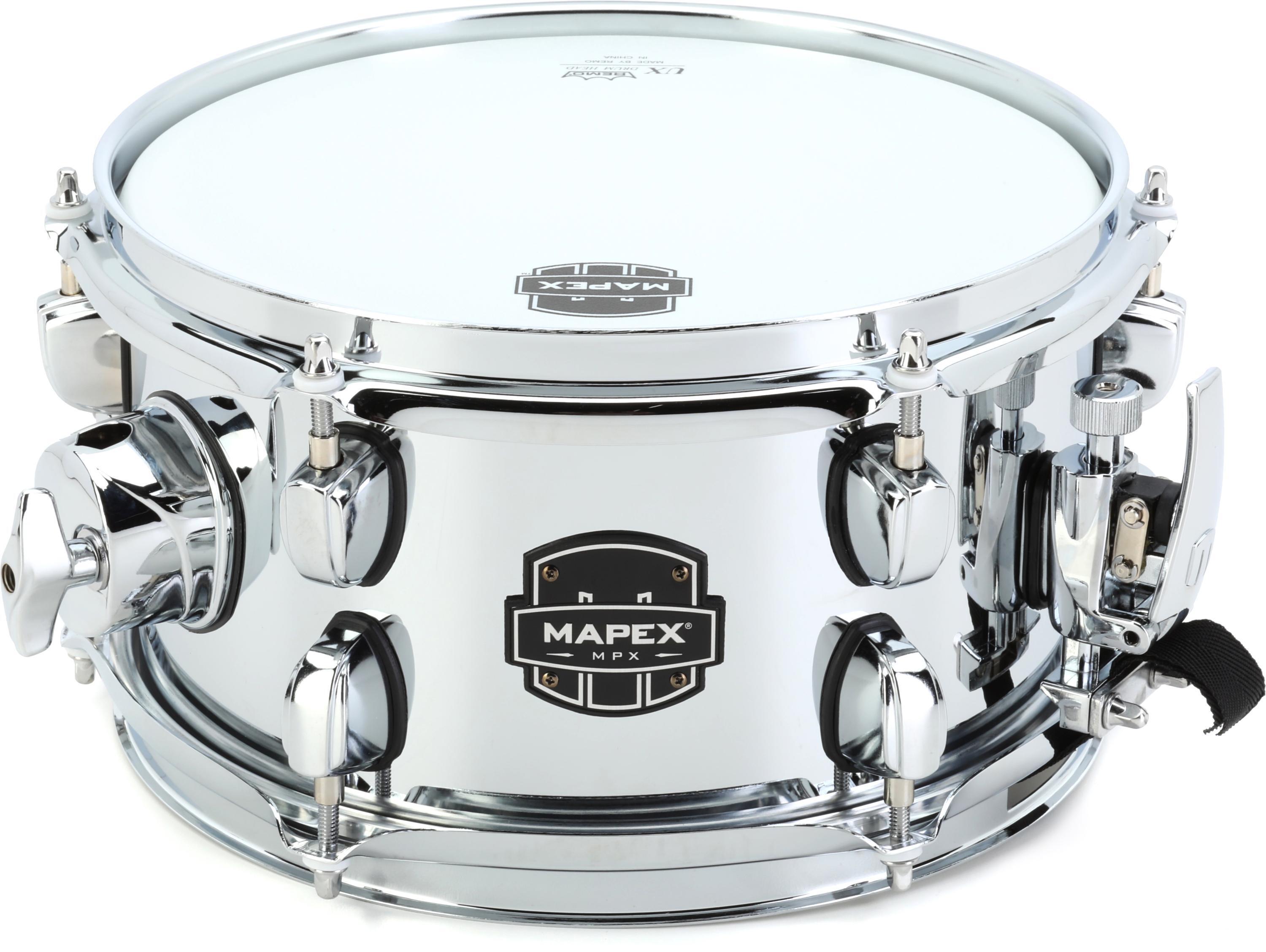 Mapex MPX Steel Side Snare Drum - 5.5 x 10-inch - Polished