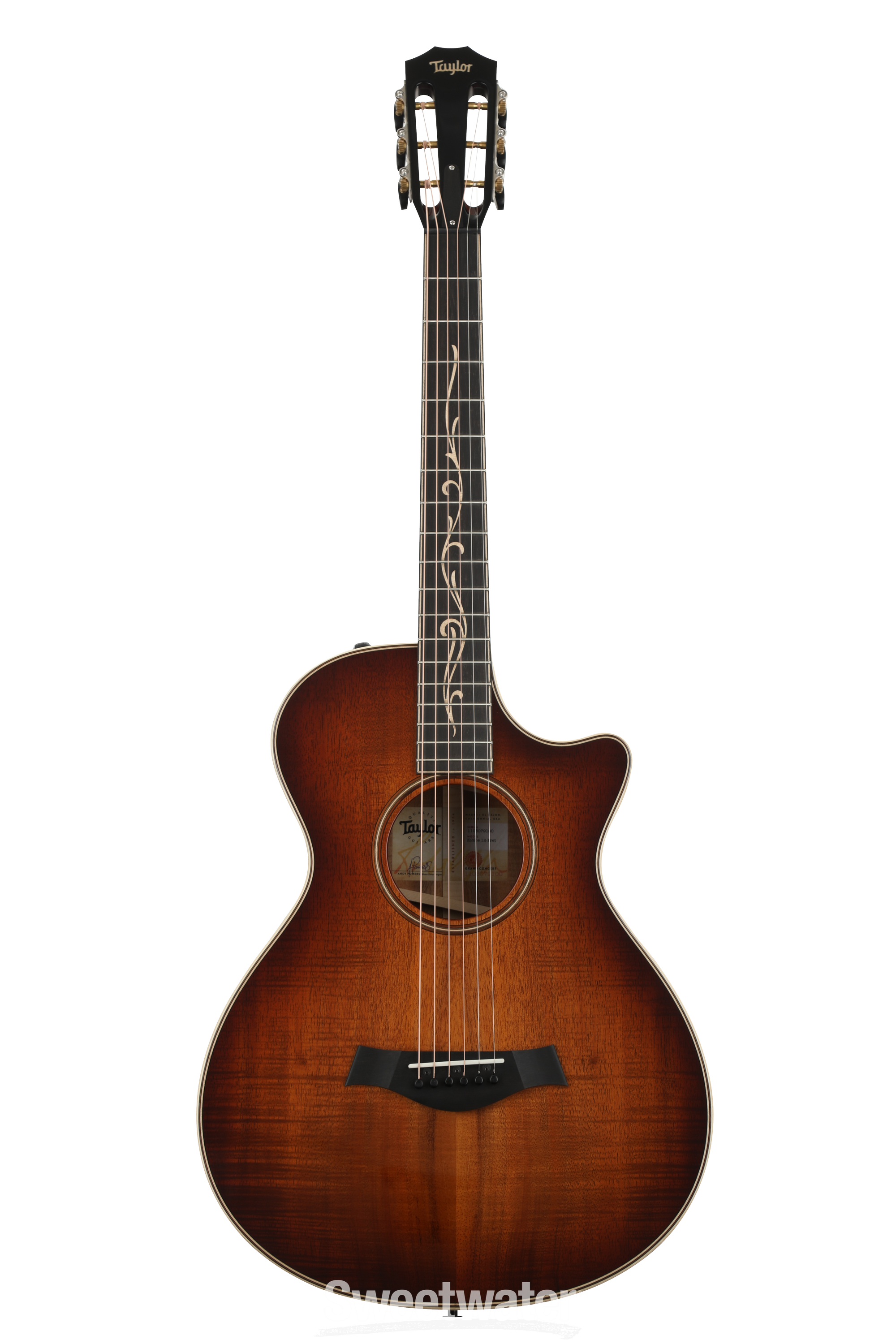 ギター Taylor 522ce V-class ALL mahogany Taylor K22ce 12-fret V-Class Acoustic-electric Guitar