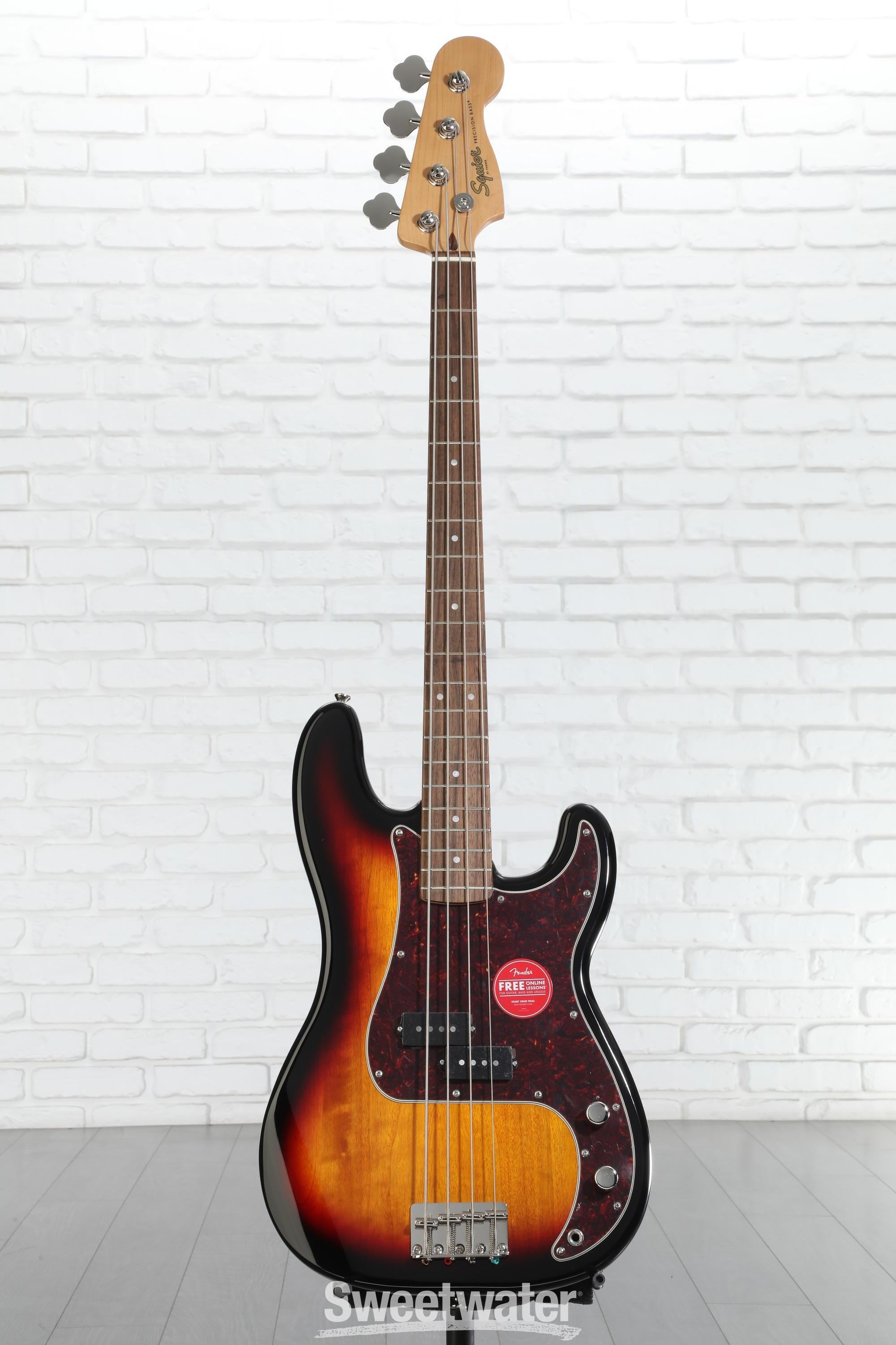 Squier Classic Vibe '60s Precision Bass - 3-Tone Sunburst | Sweetwater