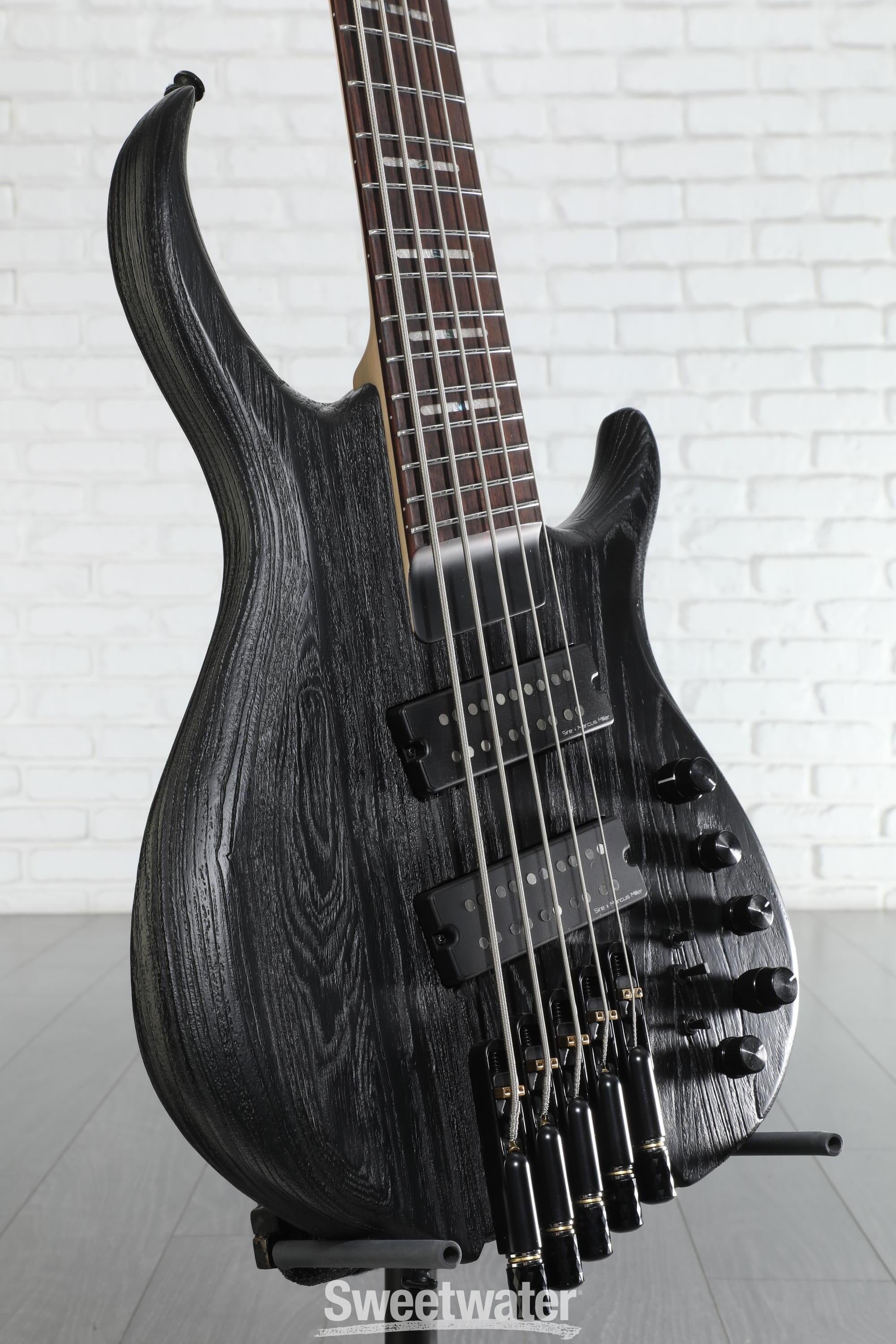 Sire Marcus Miller M6 5-string Headless Bass Guitar - Black Satin