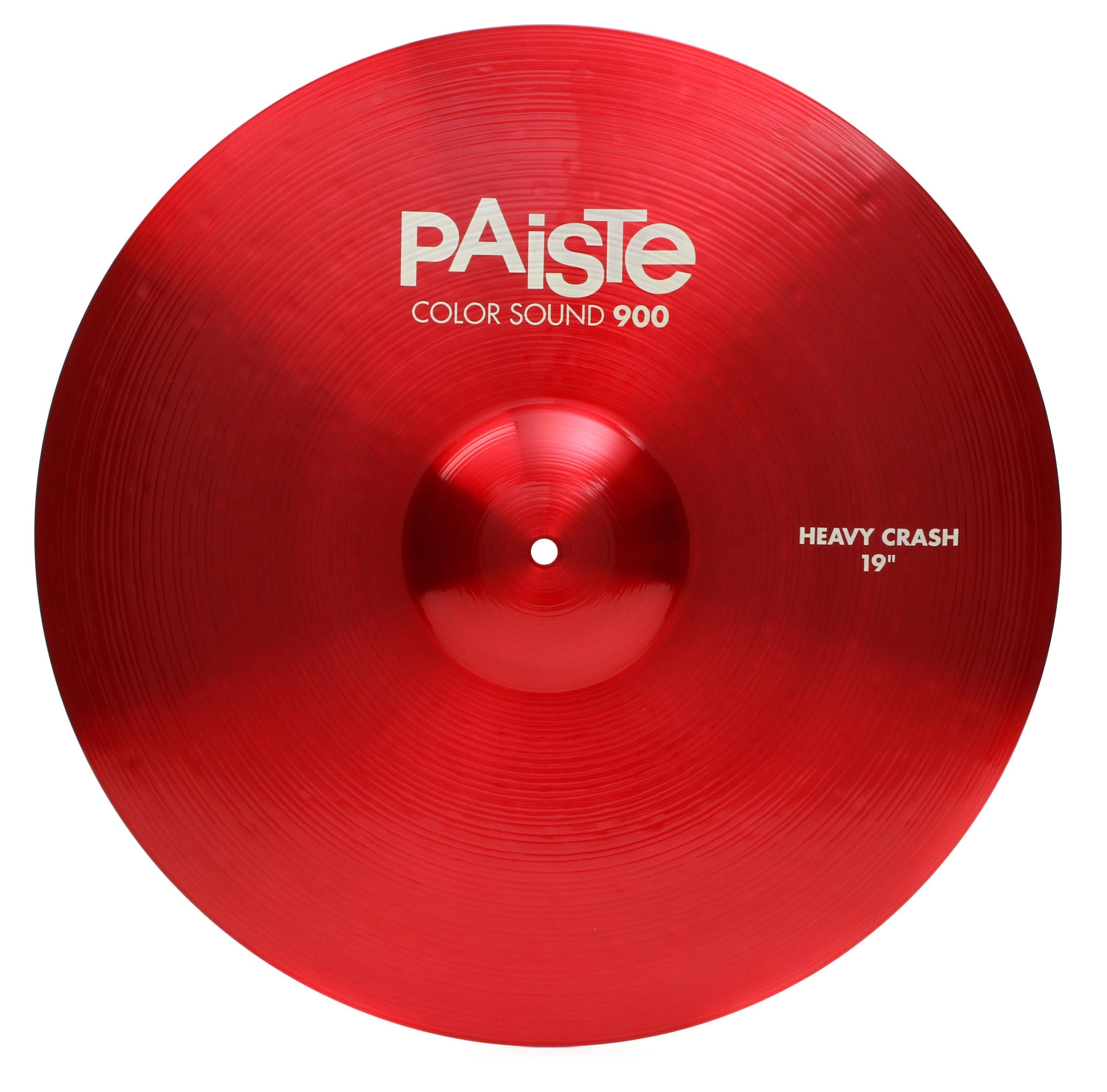 Paiste 19 inch Color Sound 900 Red Heavy Crash Cymbal