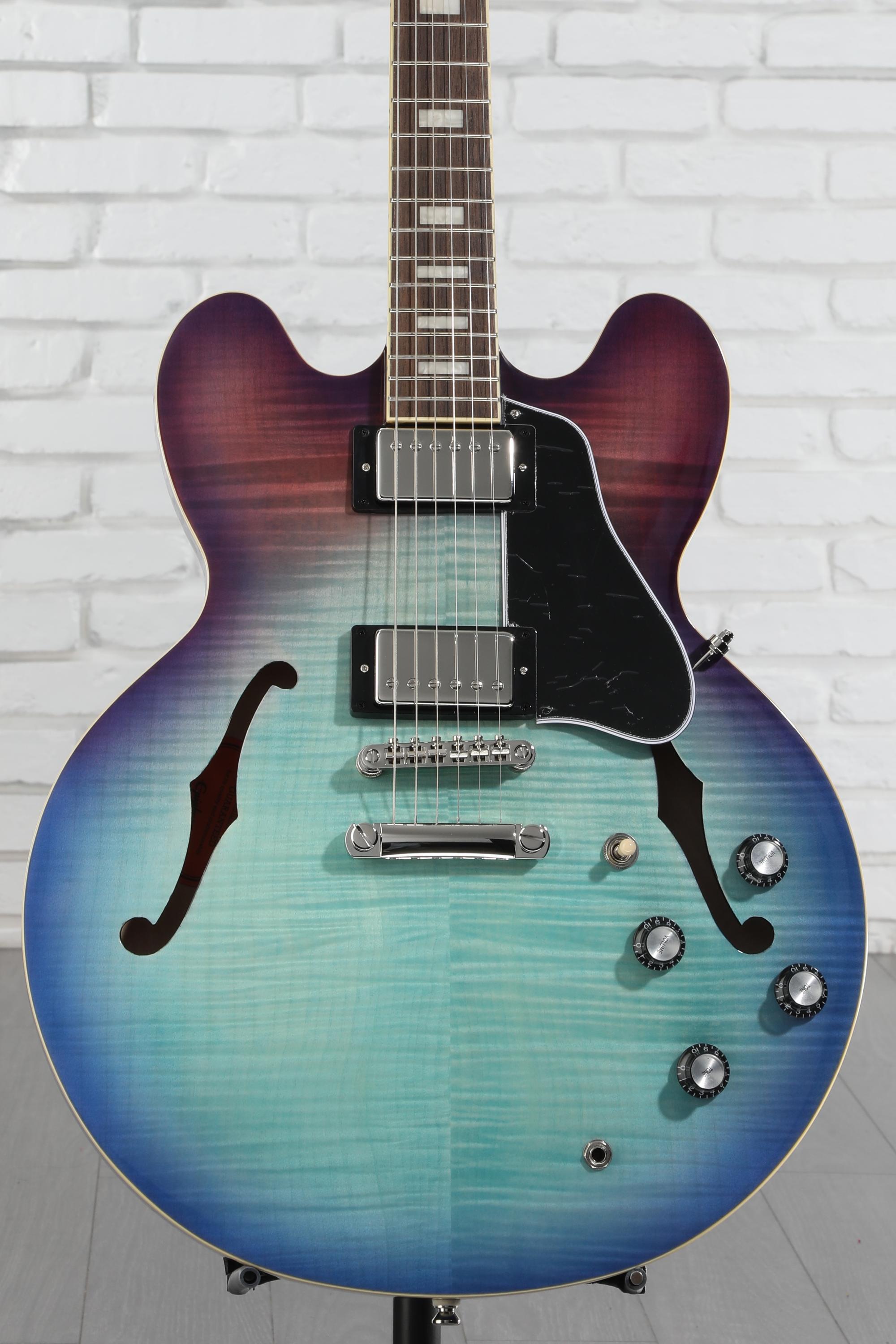 Epiphone ES-335 Figured Semi-hollowbody - Blueberry Burst