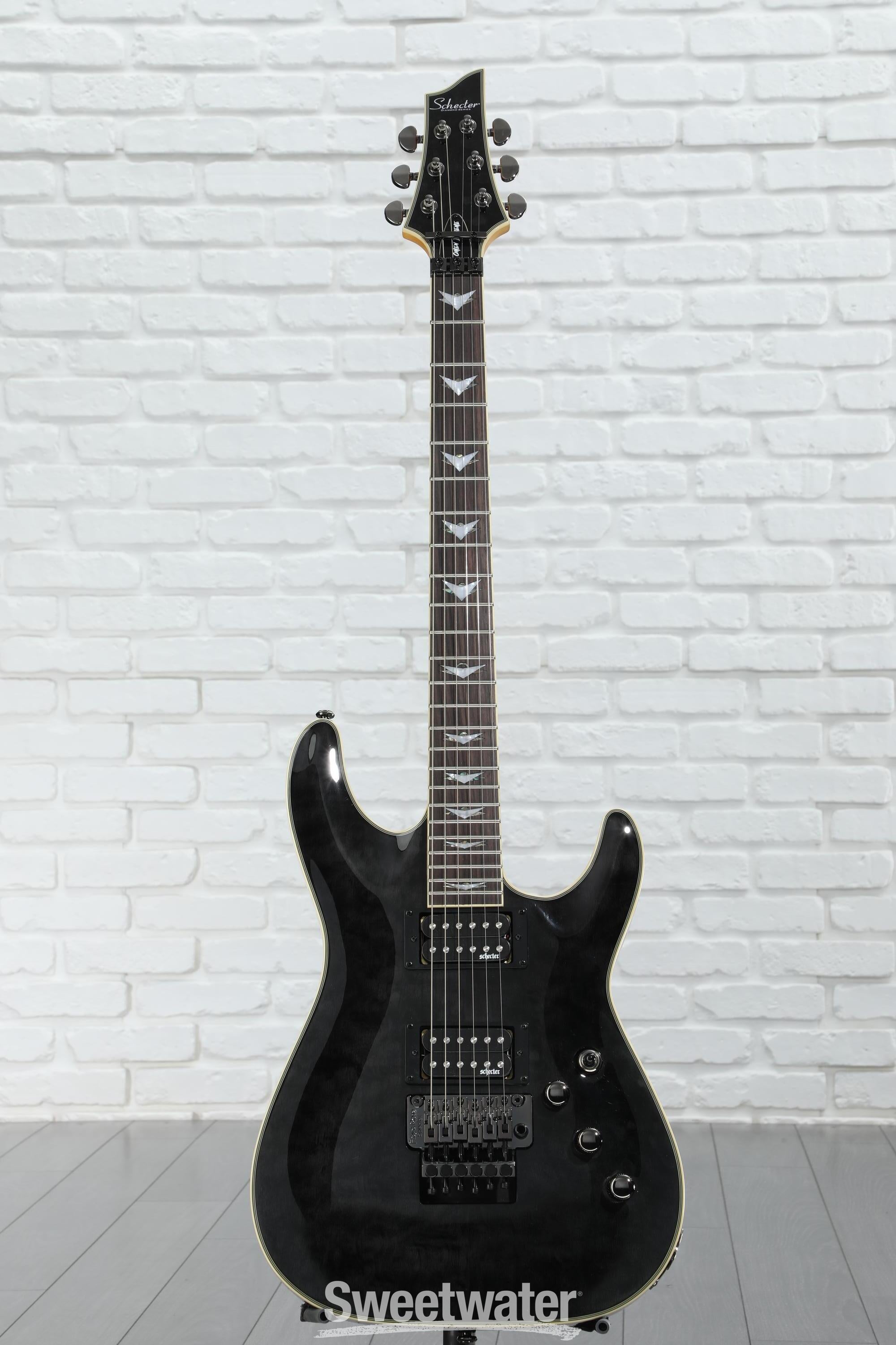 Schecter Omen Extreme-6 FR Electric Guitar - See-Thru Black