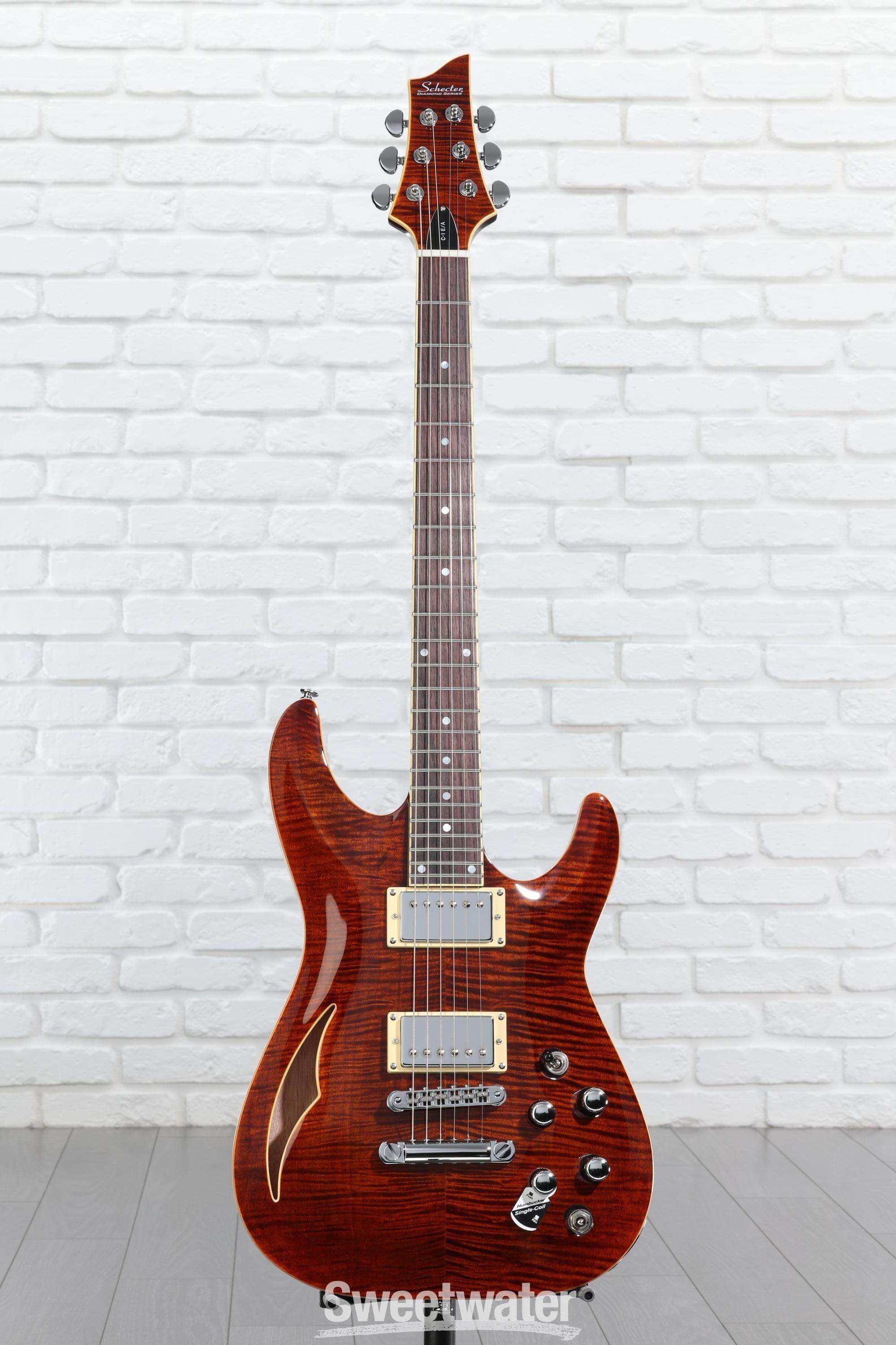 モダンテイストセミアコ SchecterのAD-C-1 - メルカリ