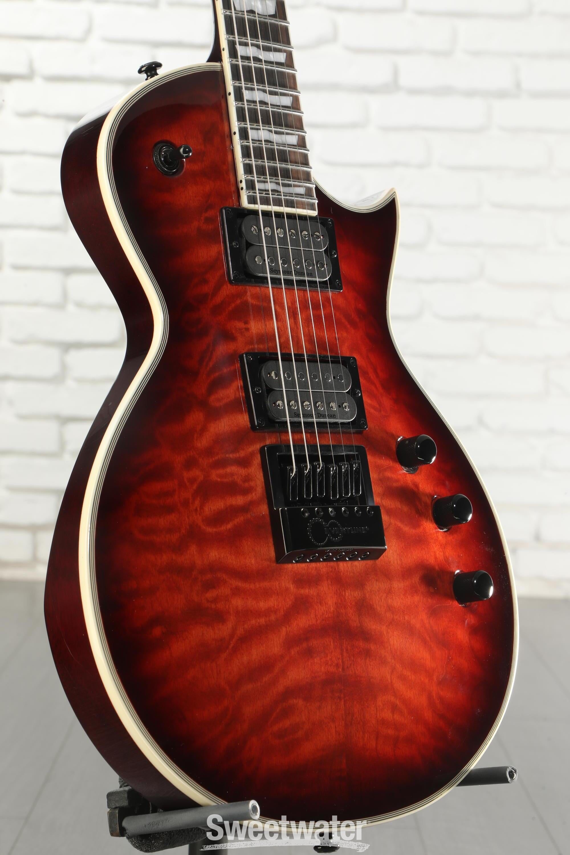 Photo of ESP LTD EC-1000 Evertune - Dark Brown Sunburst