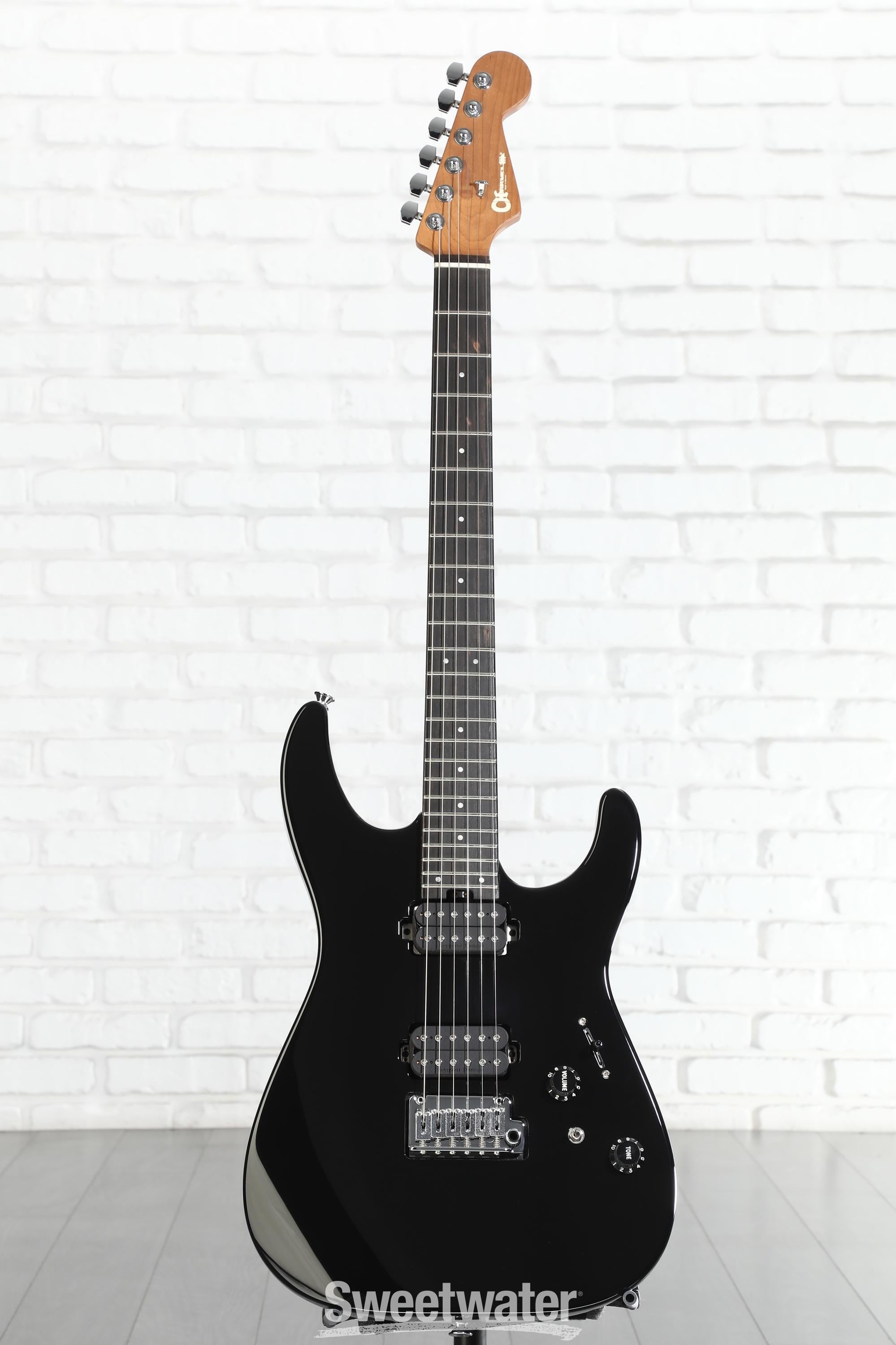 Charvel Pro-Mod DK24 HH 2PT EB Electric Guitar - Gloss Black