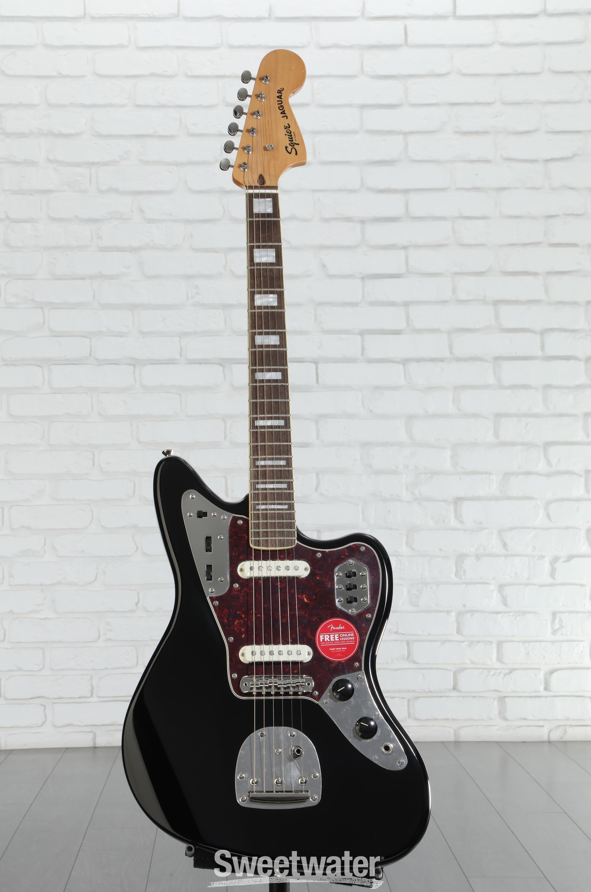 Squier Classic Vibe '70s Jaguar - Black | Sweetwater