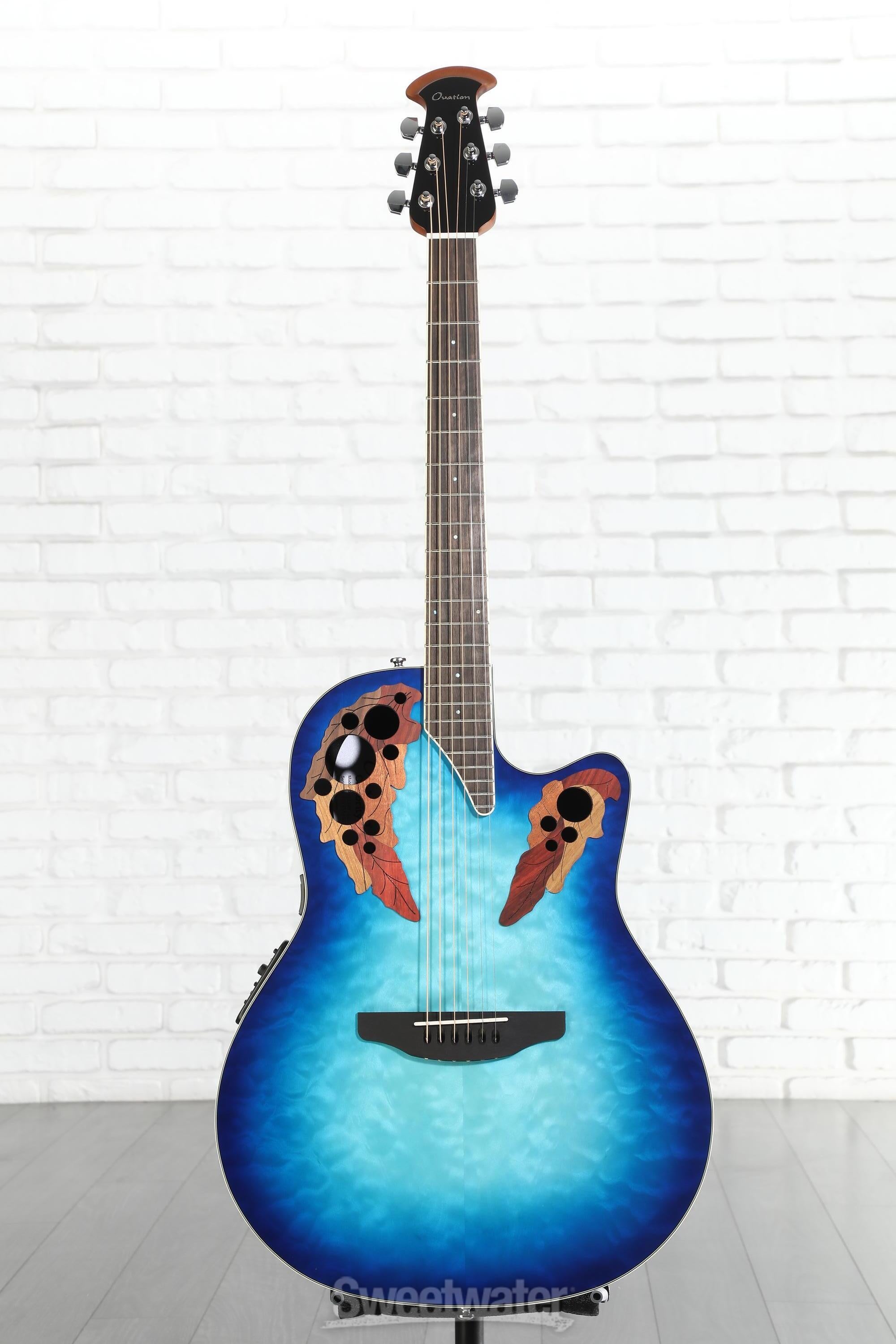 Ovation Celebrity Elite CE48P-RG Super Shallow Acoustic-Electric