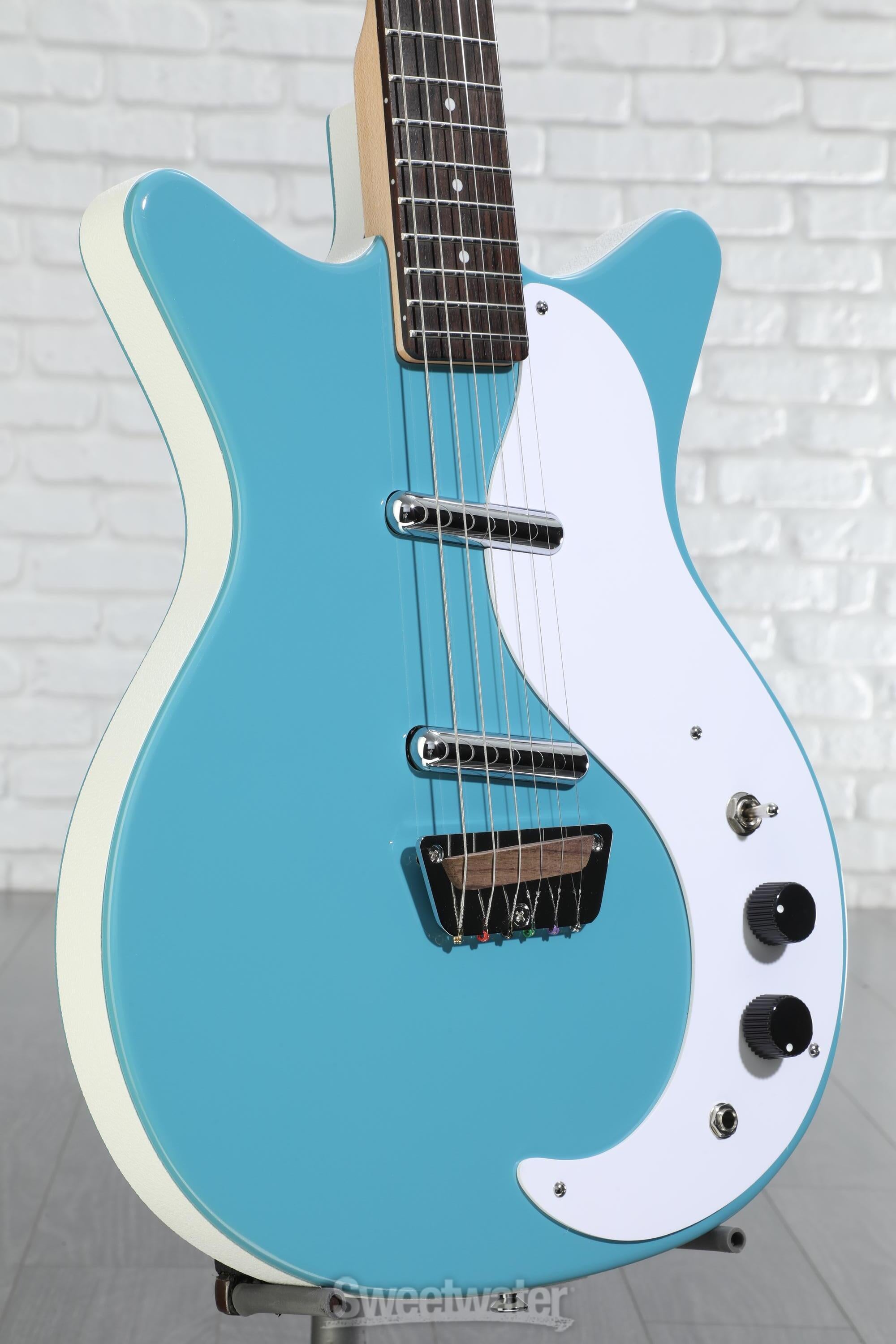 Danelectro Stock '59 Electric Guitar - Turquoise | Sweetwater Danelectro Stock '59 Electric Guitar - Turquoise | Sweetwater