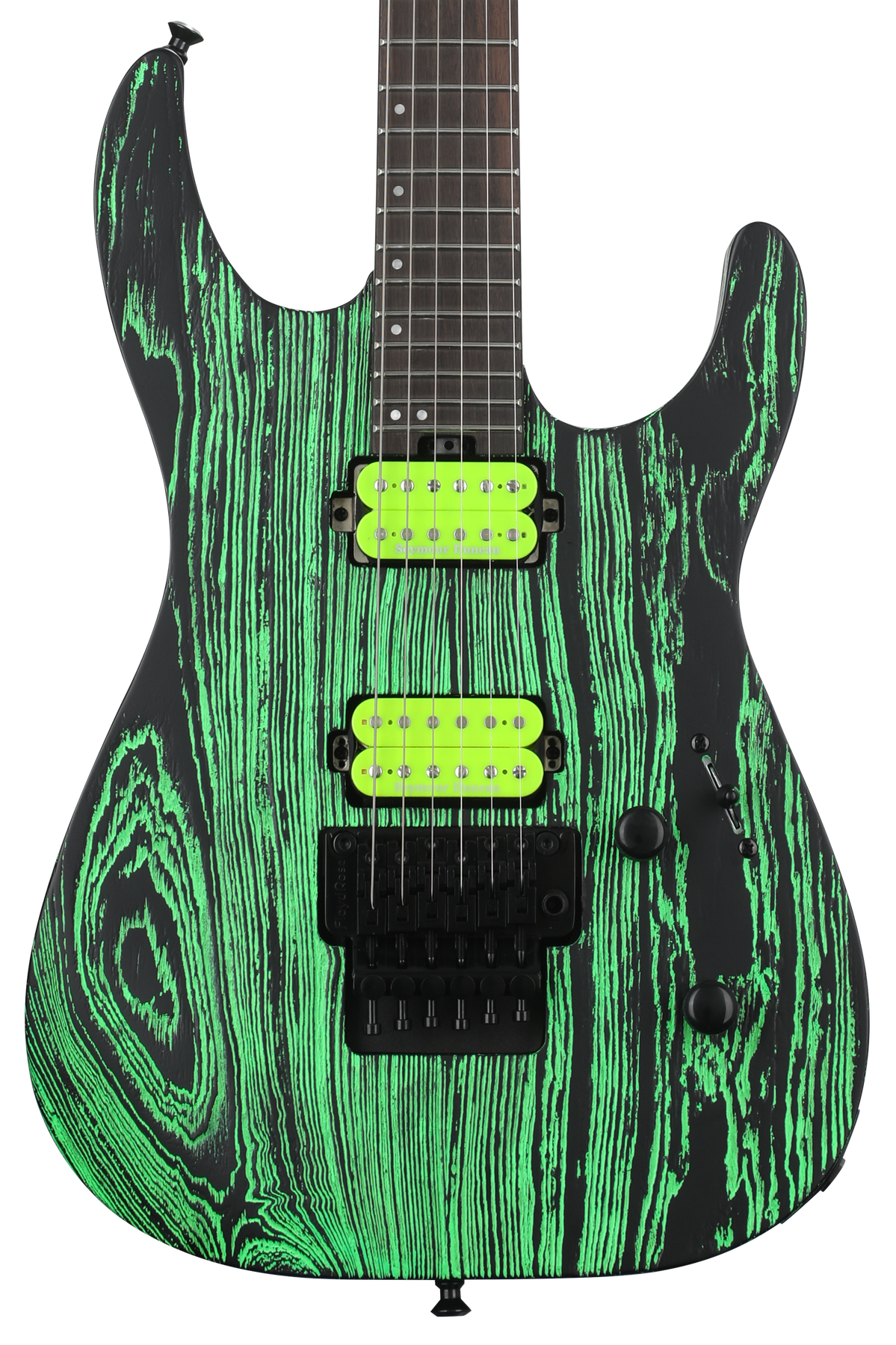 Jackson Pro Series Dinky DK2 Ash - Green Glow
