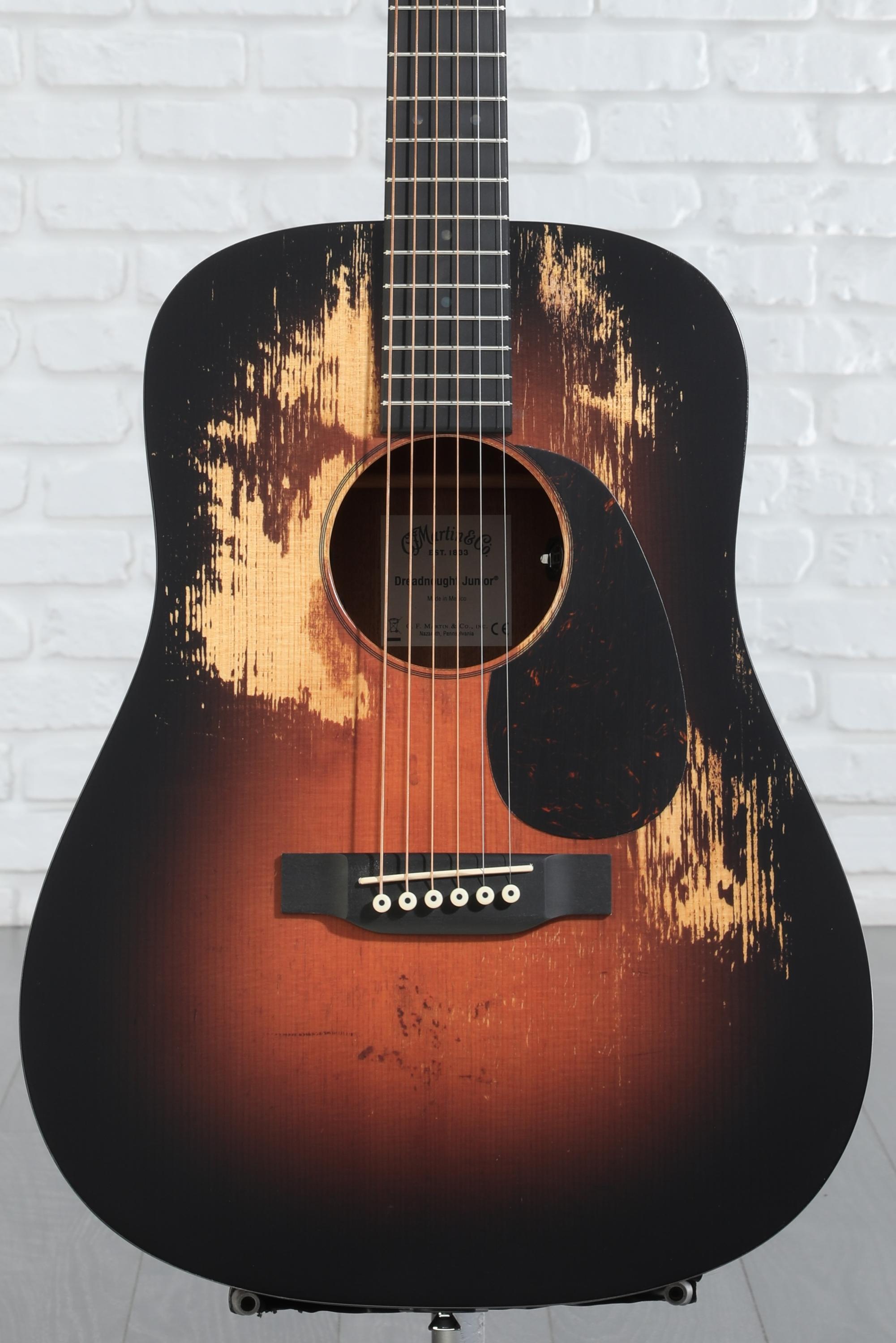Martin D-16E Burst Acoustic-Electric Guitar - Mahogany Burst