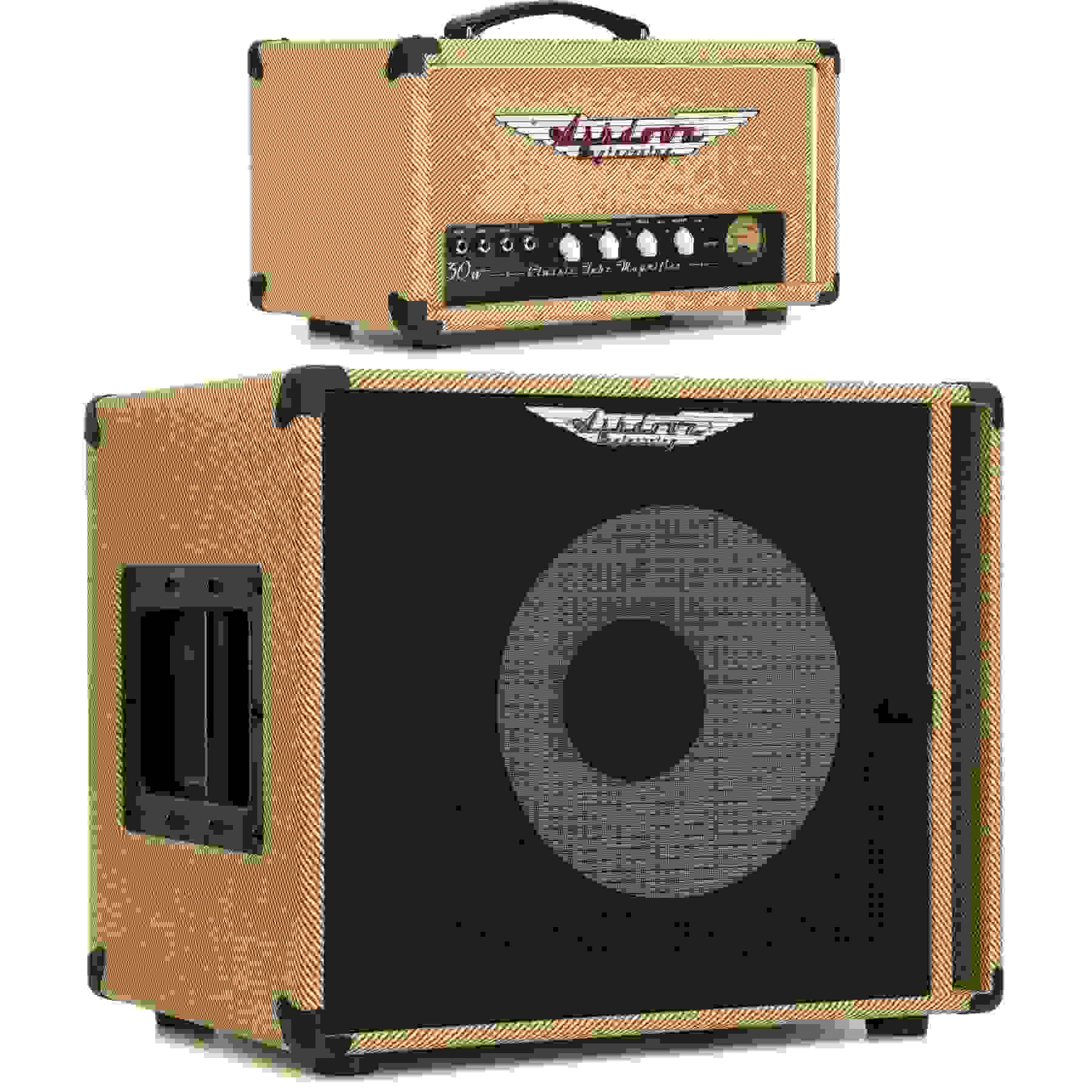 Ashdown CTM30 30watt EL84 Tube Bass Head and Tweed Sweetwater