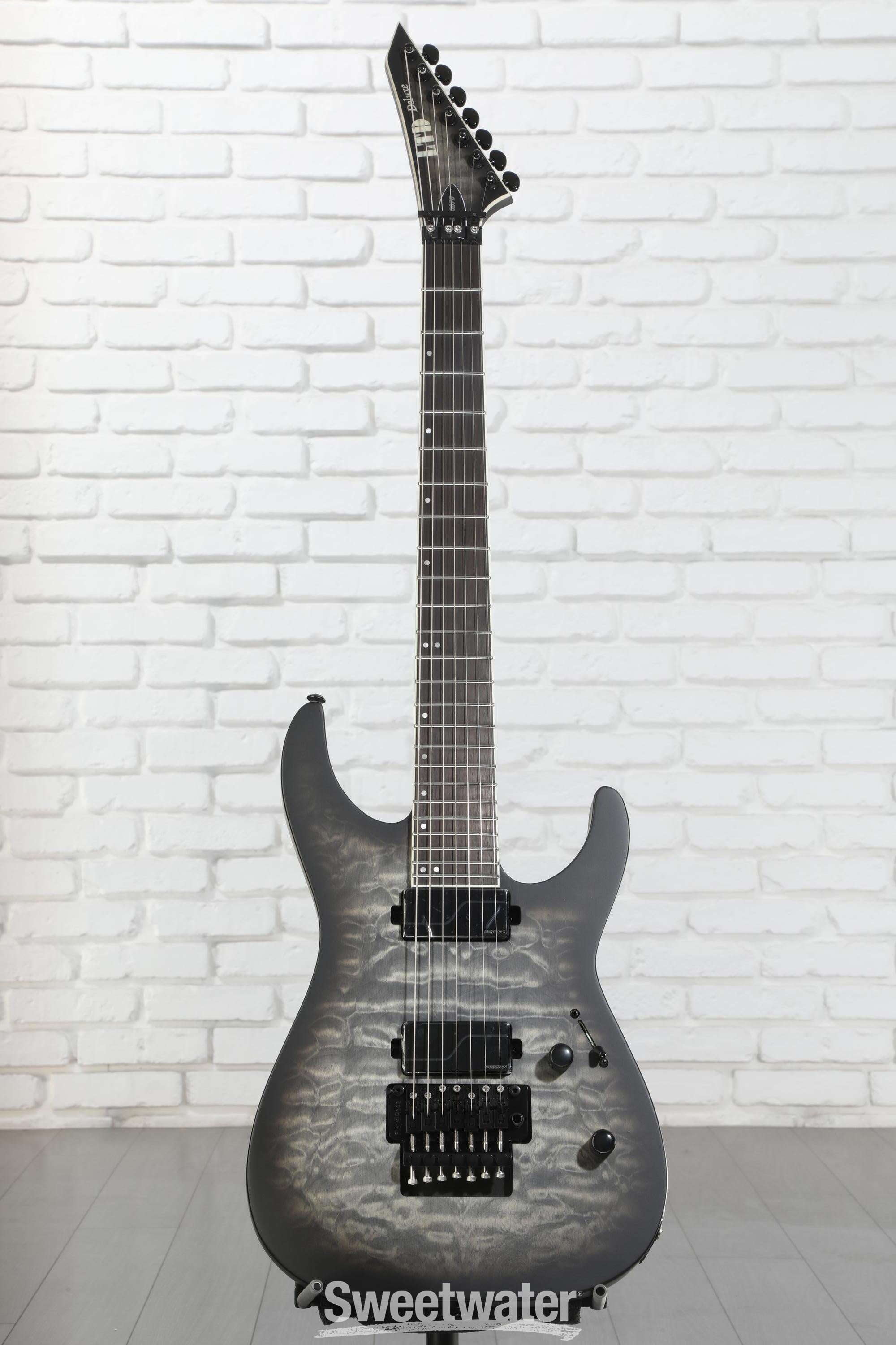 ESP LTD M-1007B 7-string Baritone Electric Guitar - Charcoal