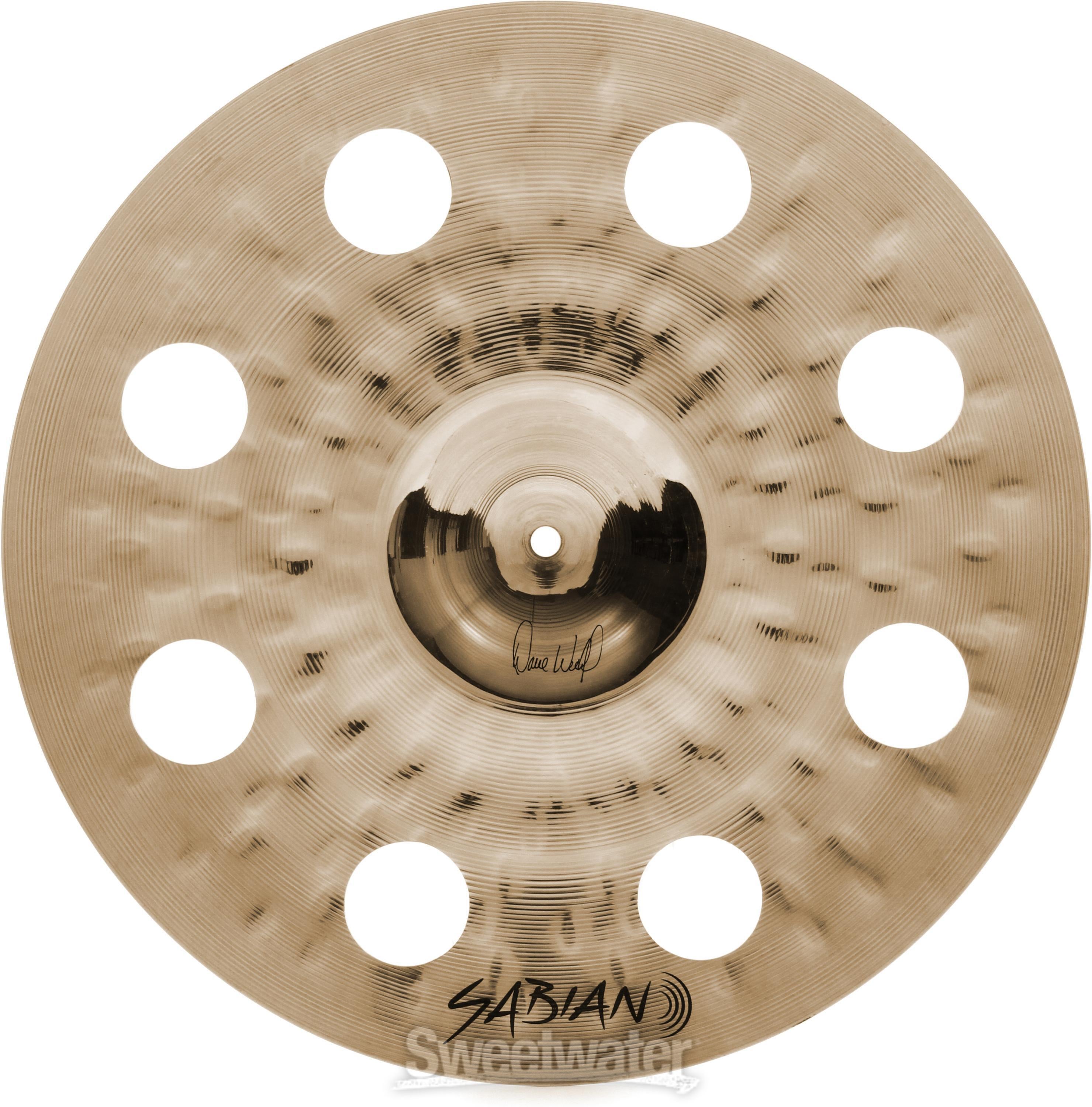 Sabian 18 inch HHX O-Zone Crash Cymbal - Brilliant Finish Reviews 
