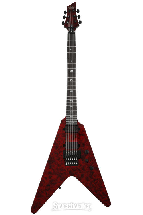 Schecter Diamond Series V-1 FR ブラック　美品！ Schecter V | eBay