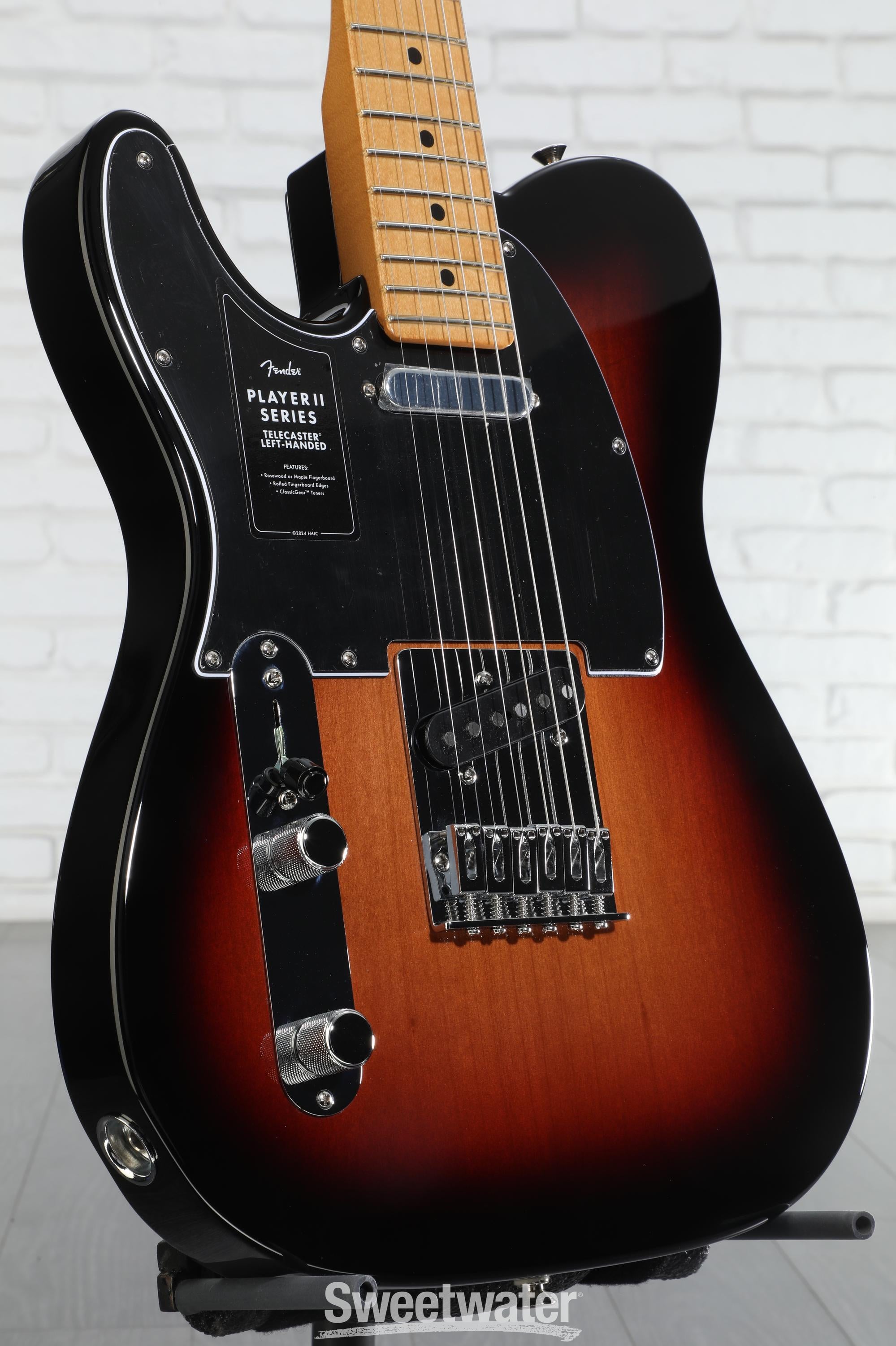 ギター FENDER Player II Telecaster Left-Hand Fender Player II Telecaster Left-Handed Maple Fingerboard Electric