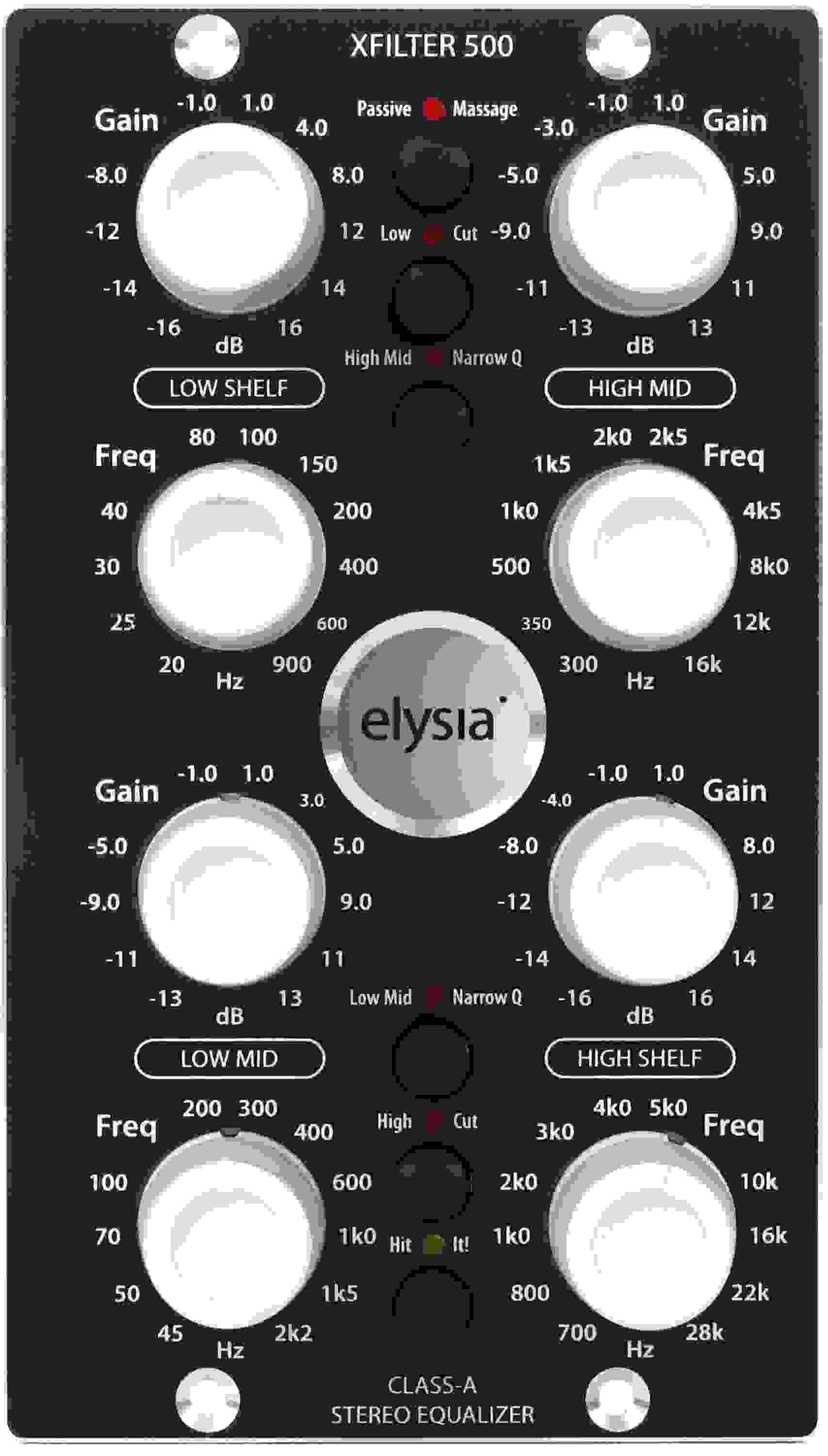 elysia xfilter 500 500 Series Stereo Equalizer
