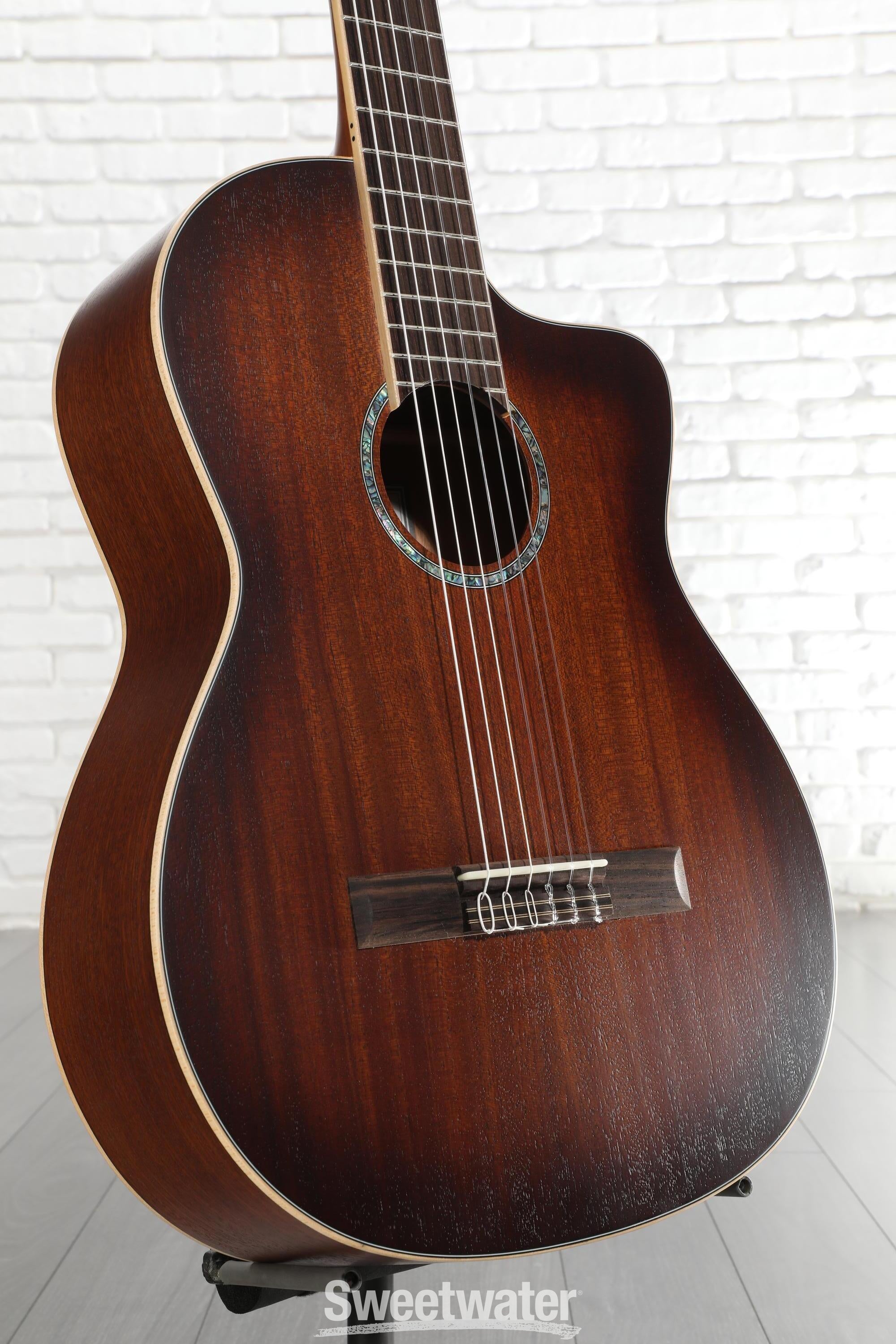 Photo of Cordoba C4-CE Nylon String Acoustic-Electric Guitar - Edgeburst