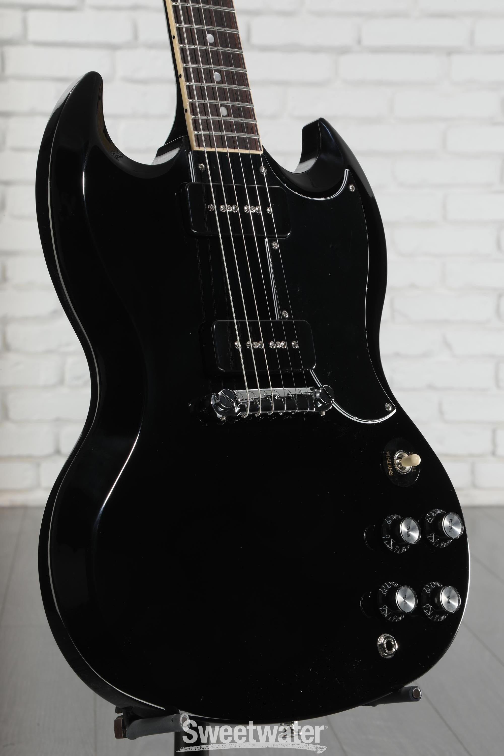 【izk】Gibson SG standard ebony、BLACK Gibson SG Standard Ebony (126) - Willcutt Guitars