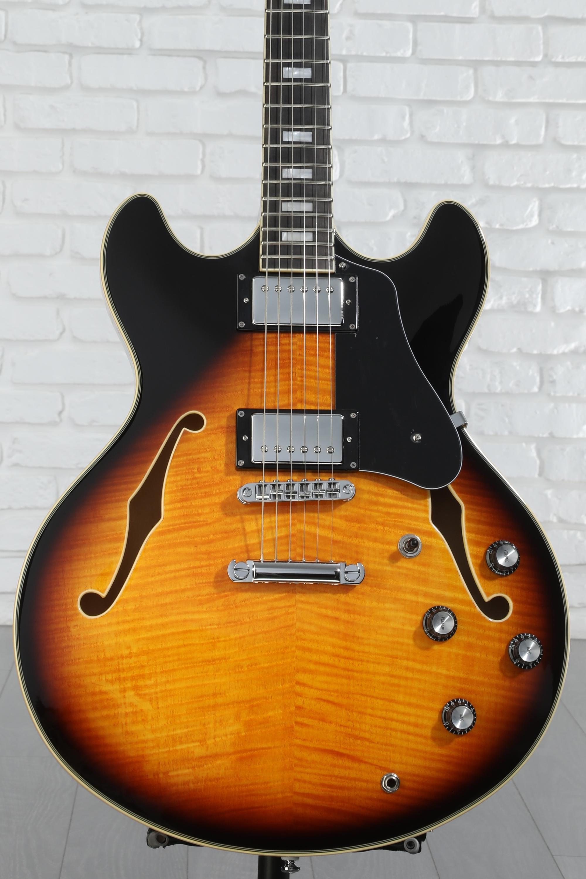 ギター Sire H7 Sire Larry Carlton H7 Semi-hollow Electric Guitar - Vintage