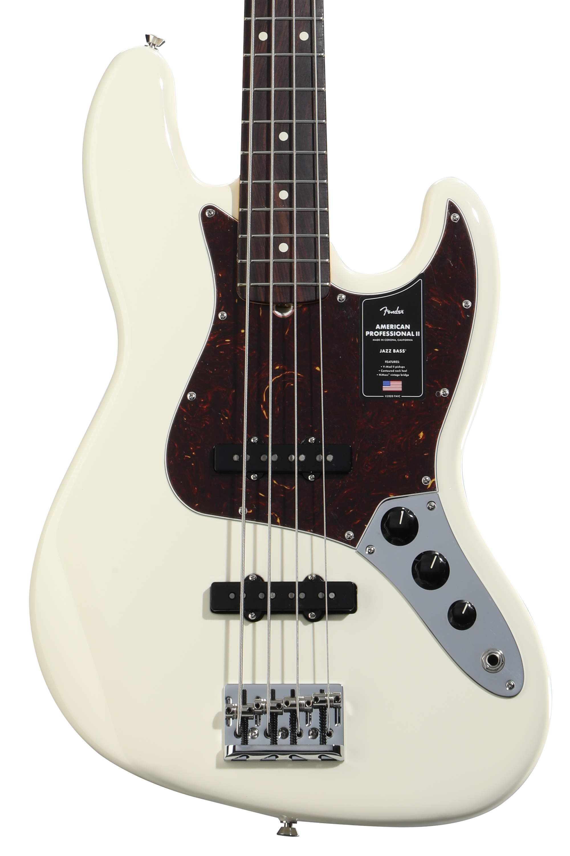 Fender American Professional II Jazz Bass - Olympic White with