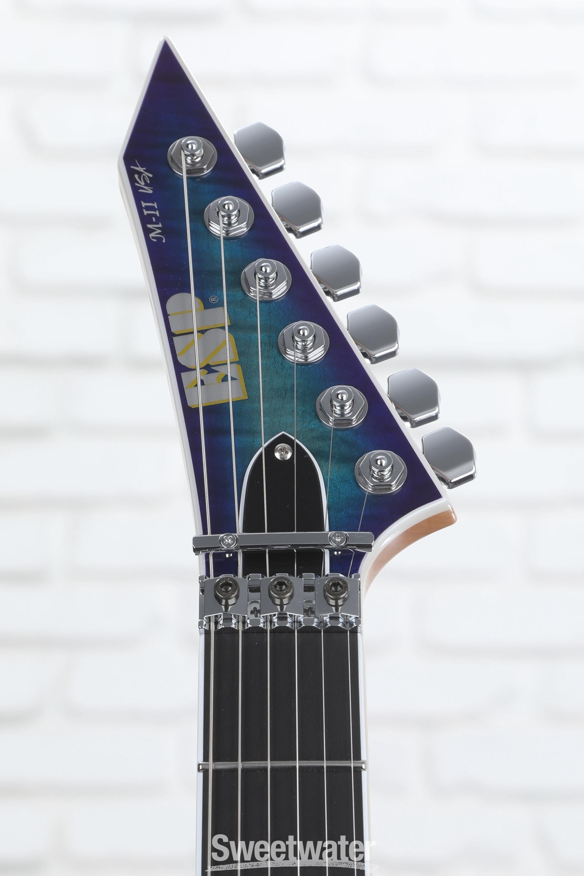 ギター POWER SUPPLY 08 Mk-II ESP USA M-II NTB FR Electric Guitar - Violet Shadow | Sweetwater