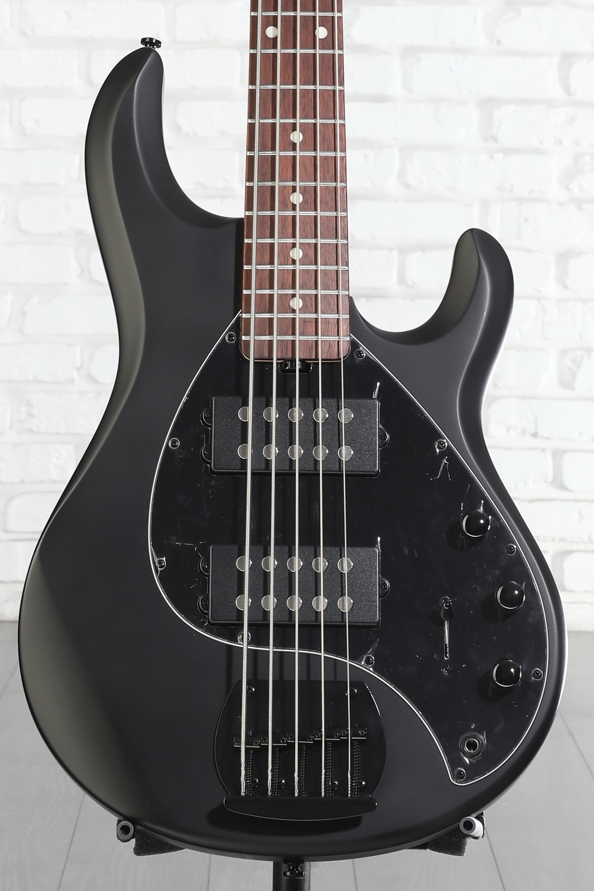 Sterling By Music Man StingRay RAY5HH Bass Guitar - Stealth Black