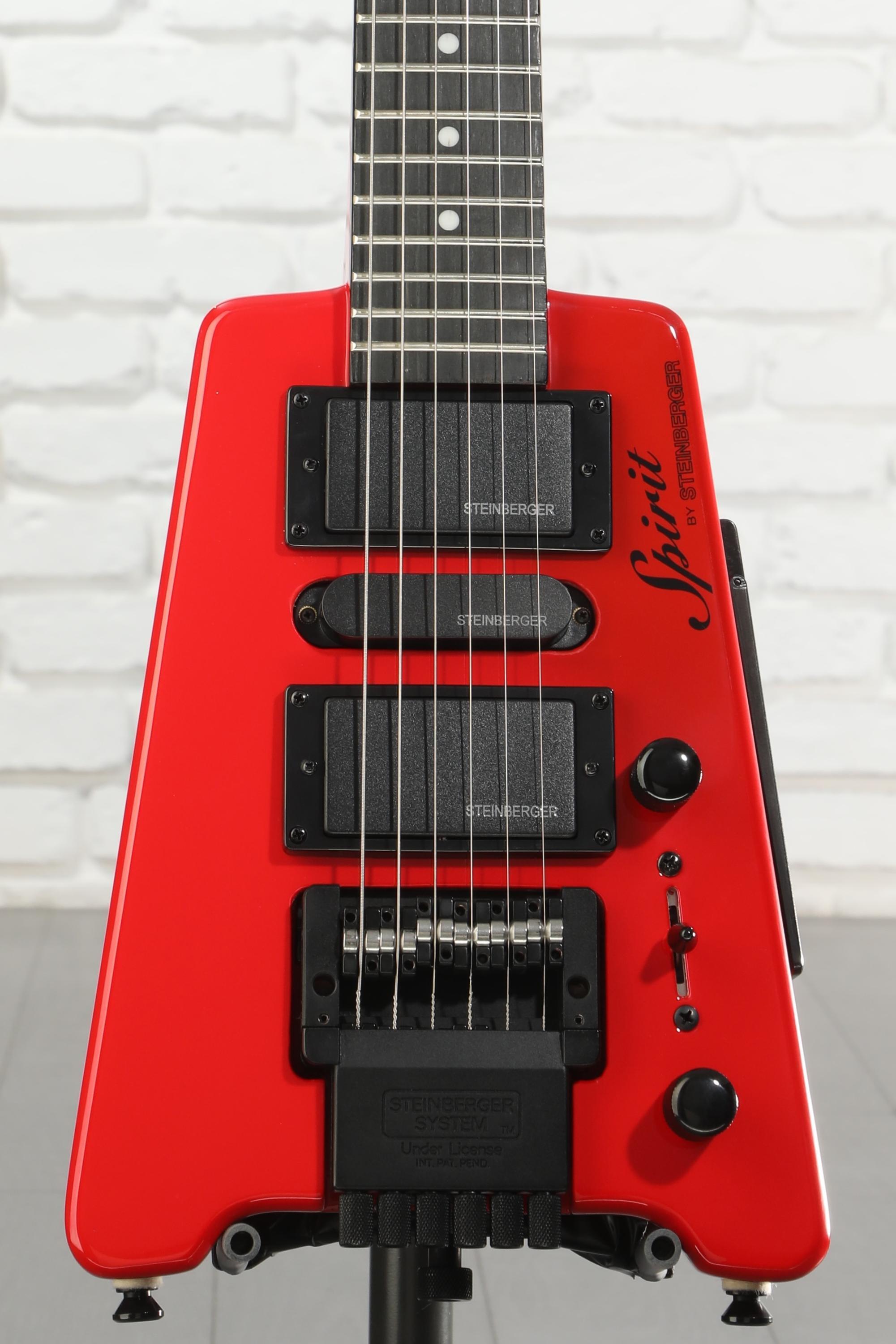 Steinberger Spirit GT-PRO Deluxe Electric Guitar - Hot Rod Red