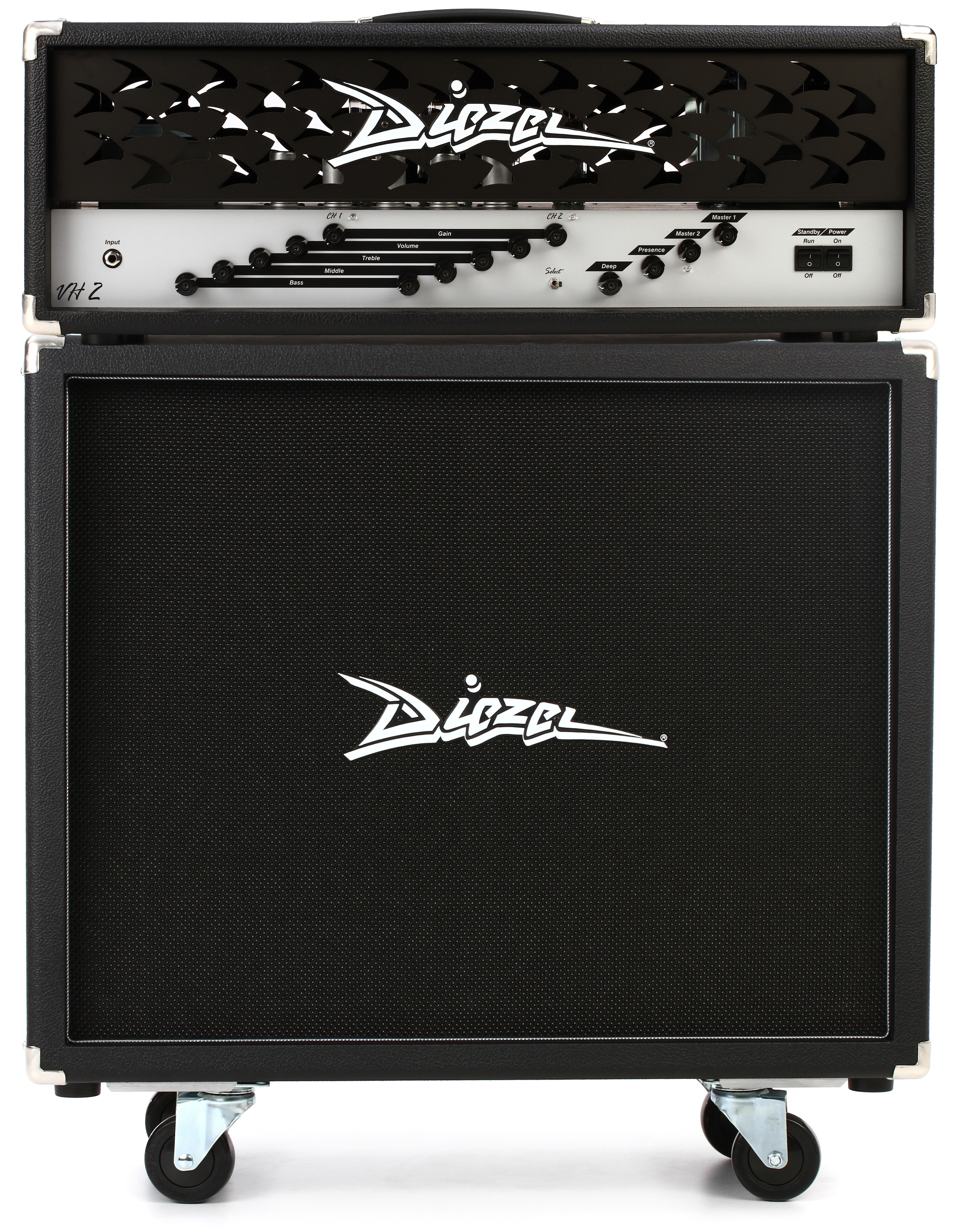 Diezel VH2 100-watt 2-channel Tube Head with 200-watt 2x12 Cabinet