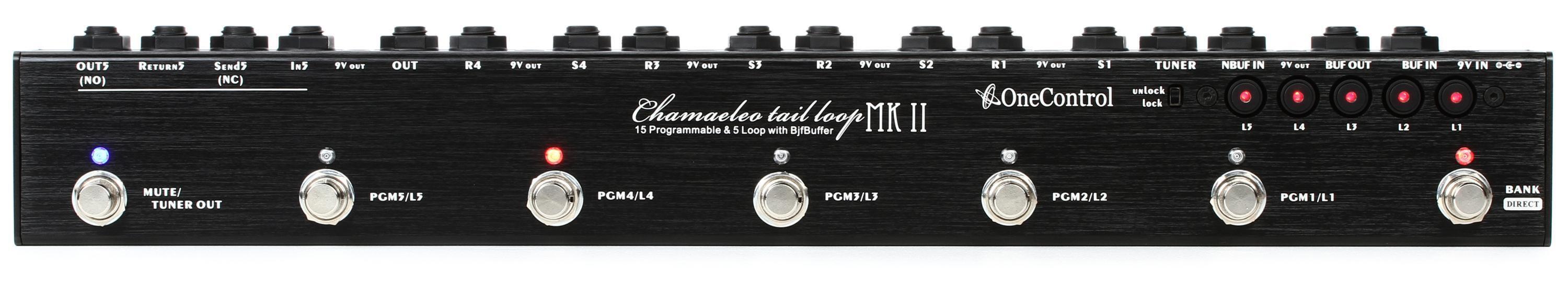 One Control Chamaeleo Tail Loop MKII 5-channel Loop Switching Pedal