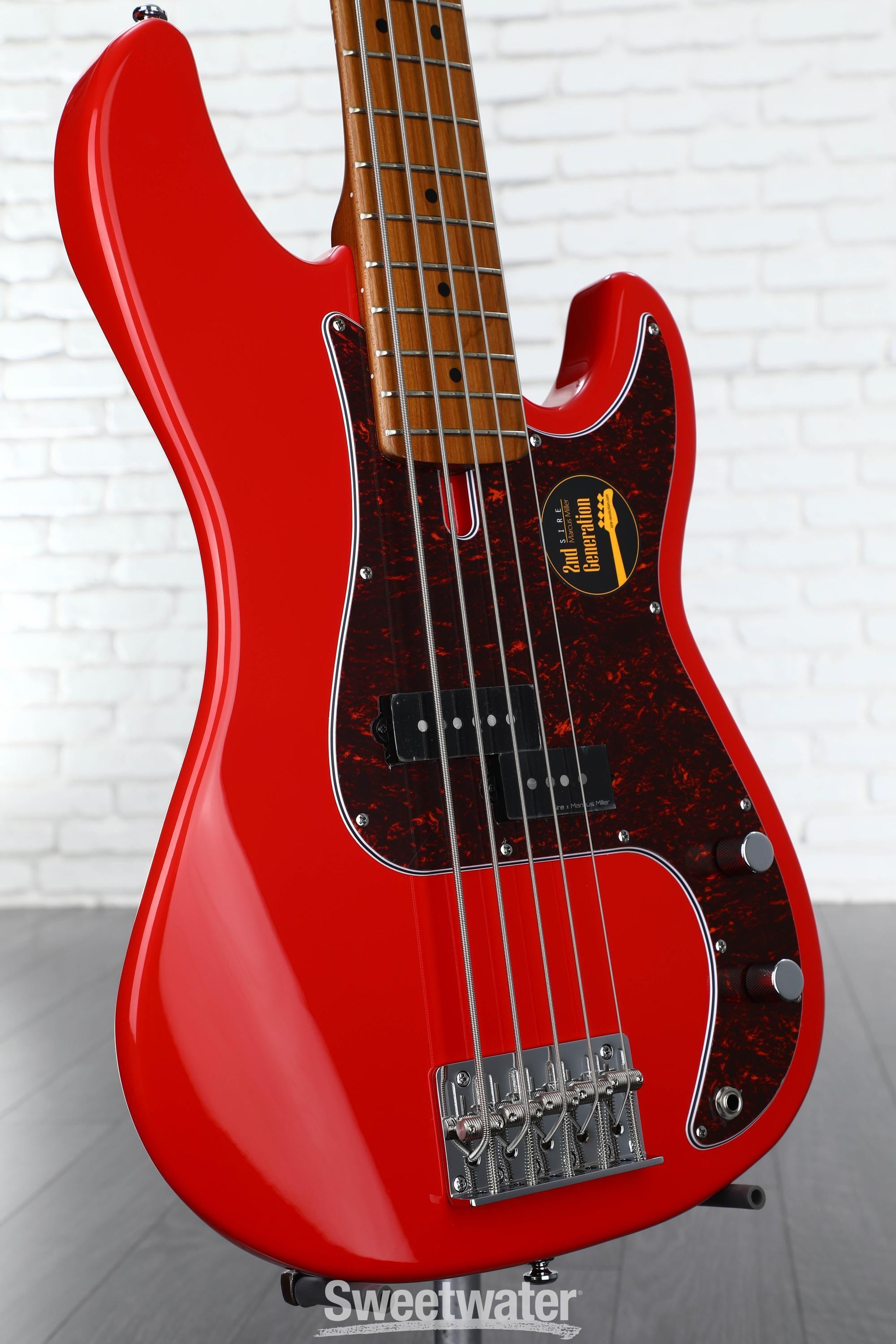 Sire Marcus Miller P5 Alder 5-string Bass Guitar - Red