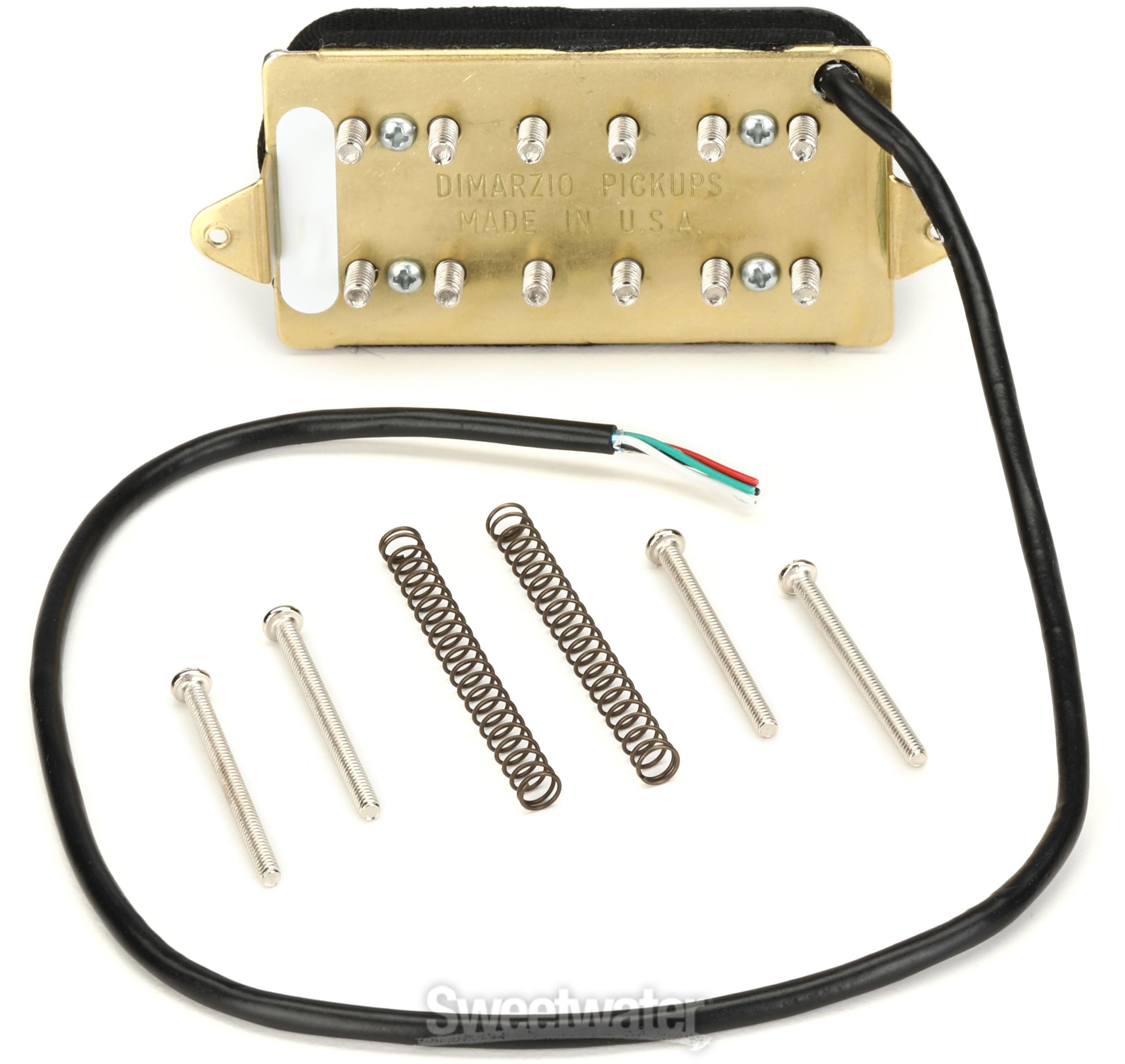 DiMarzio DP151 PAF Pro Humbucker Pickup - Black with Nickel