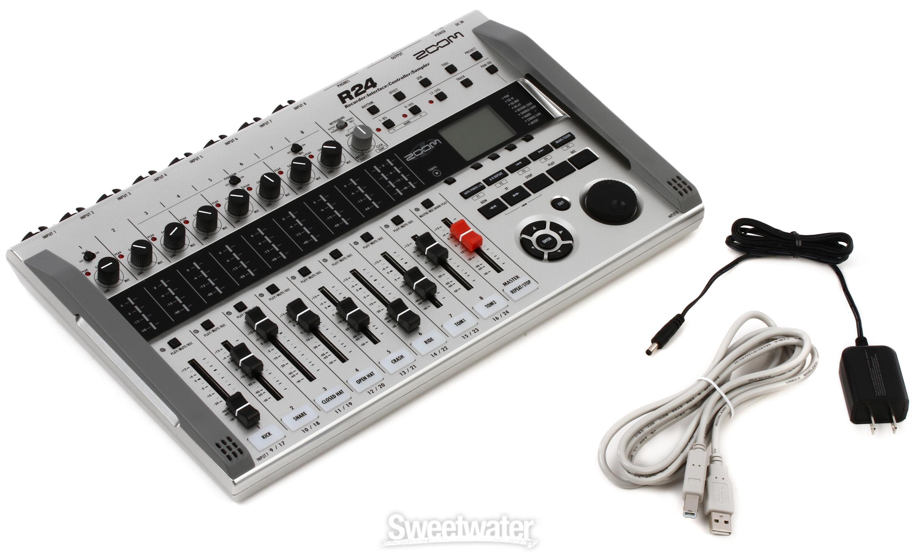 Zoom R24 24-track Recorder / Interface / Controller with Loop