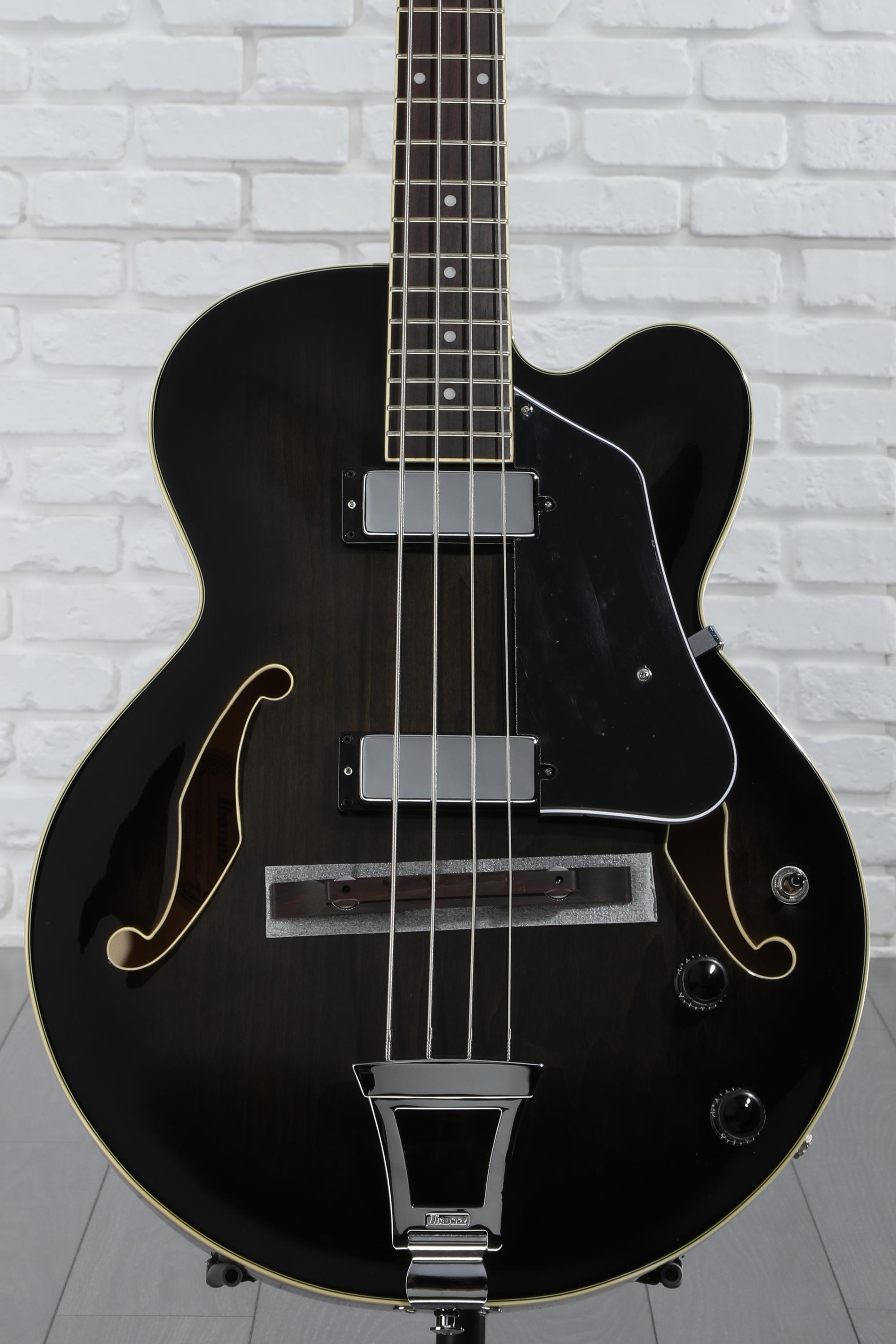 アート・デザイン・音楽 Base: Works from 01.97 to 05.00 Ibanez Artcore AFB200 Hollowbody Bass Guitar - Transparent