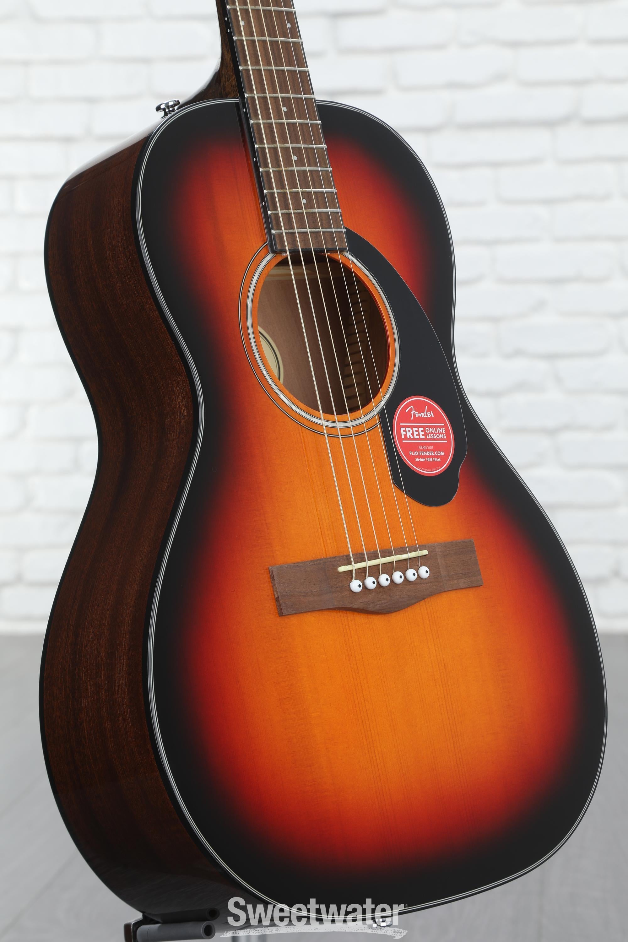 Fender CP-60S Parlor Acoustic Guitar - Sunburst