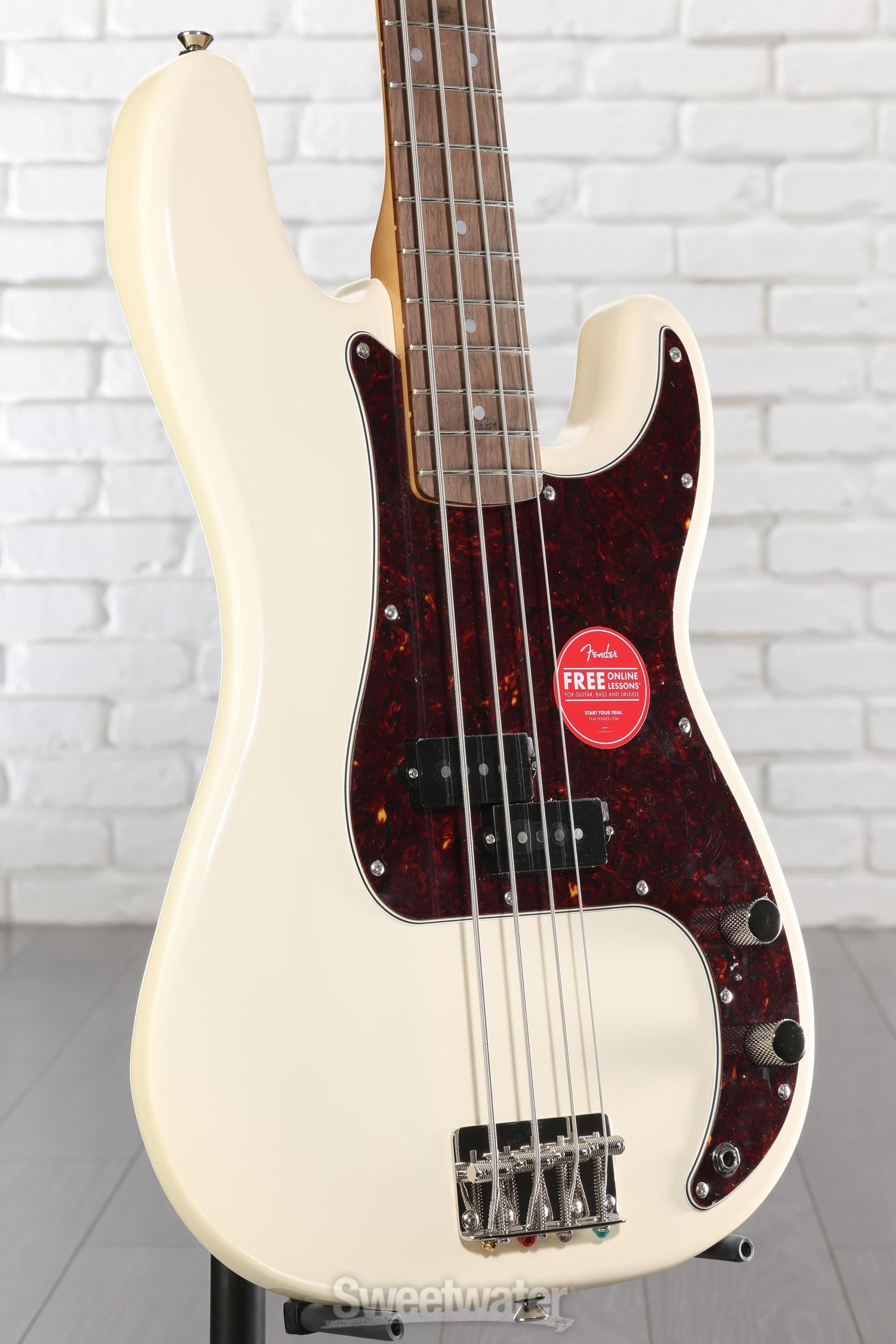 Squier Classic Vibe '60s Precision Bass - Olympic White | Sweetwater