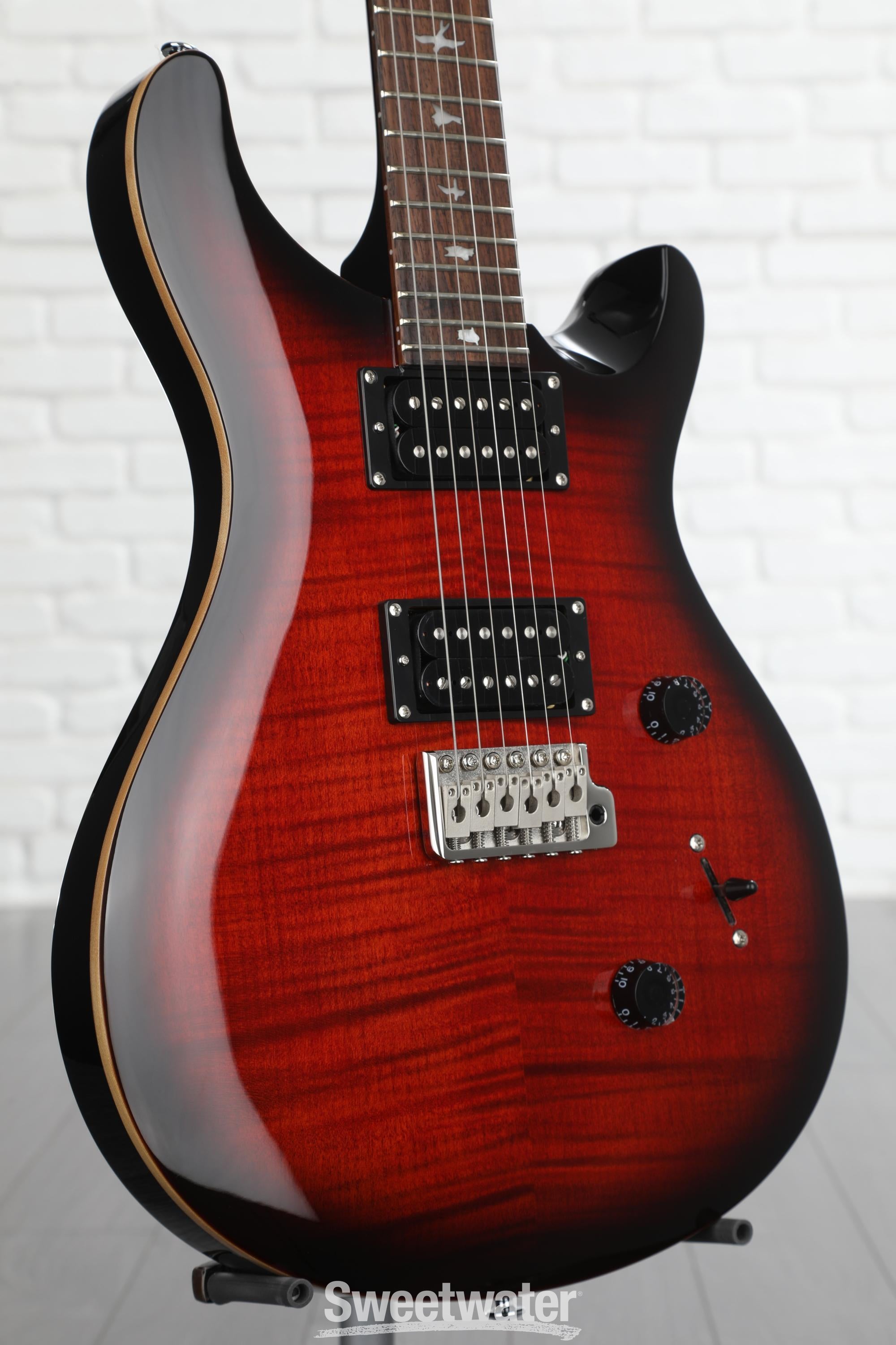 PRS SE Custom 24 Electric Guitar - Fire Red Burst