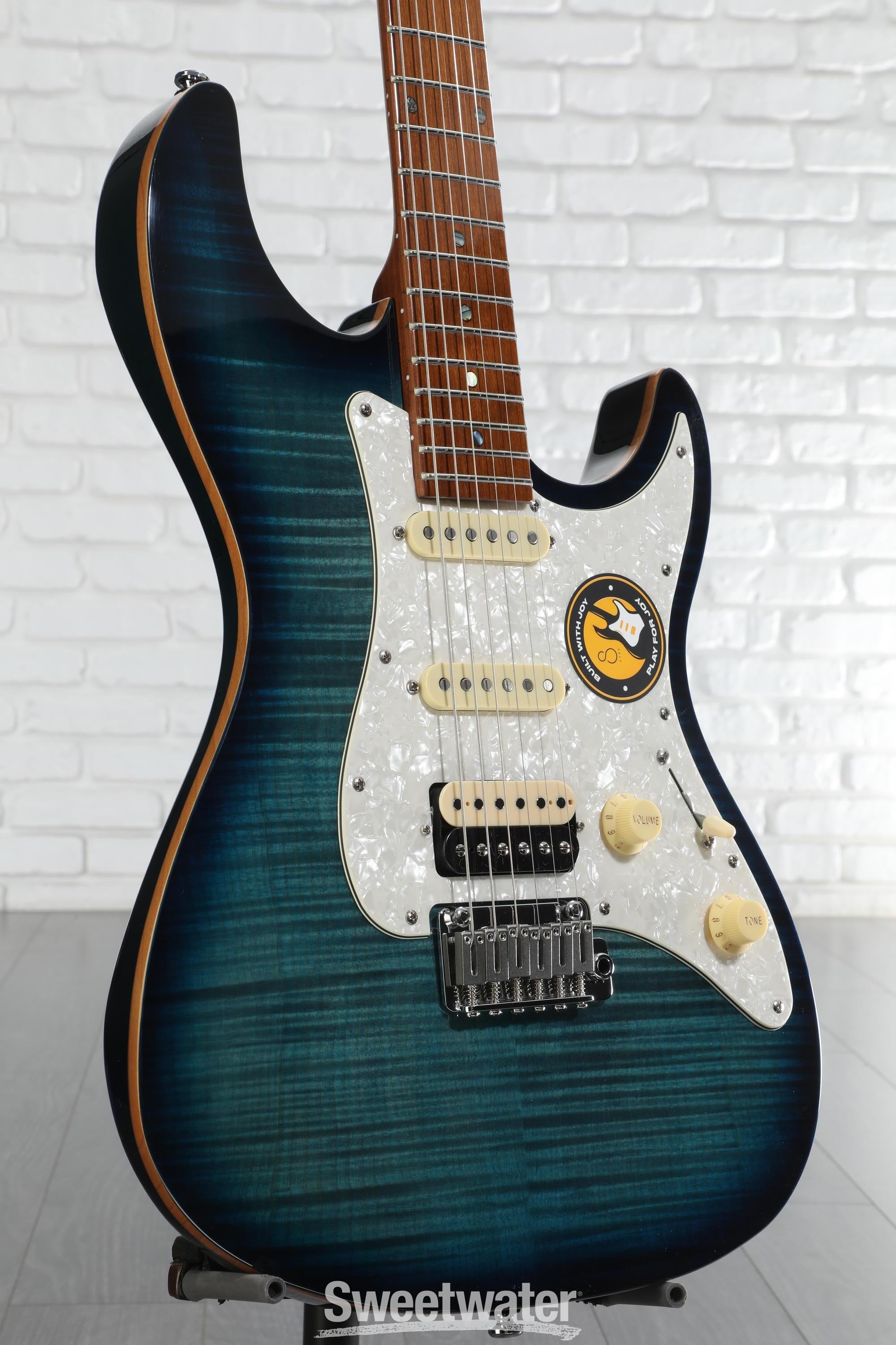 Sire Larry Carlton S7 FM Electric Guitar - Transparent Blue