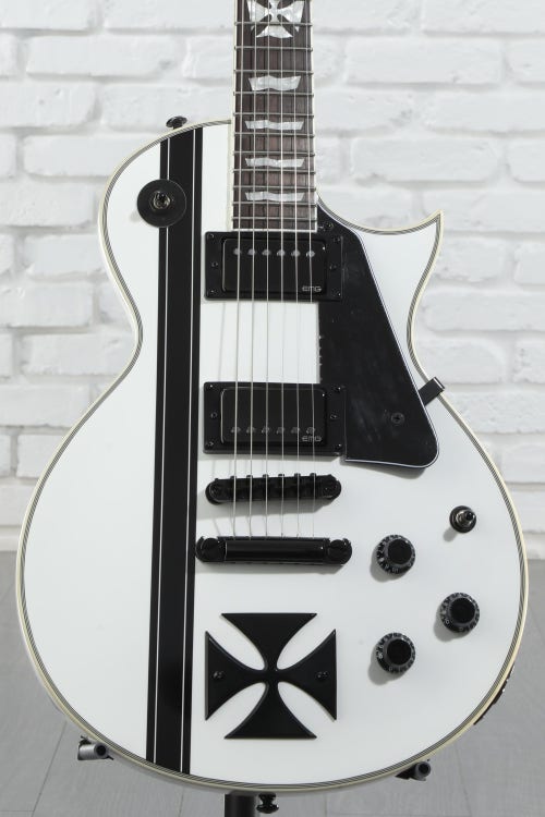 ESP LTD Signature Series James Hetfield Iron Cross Electric Guitar - Snow White