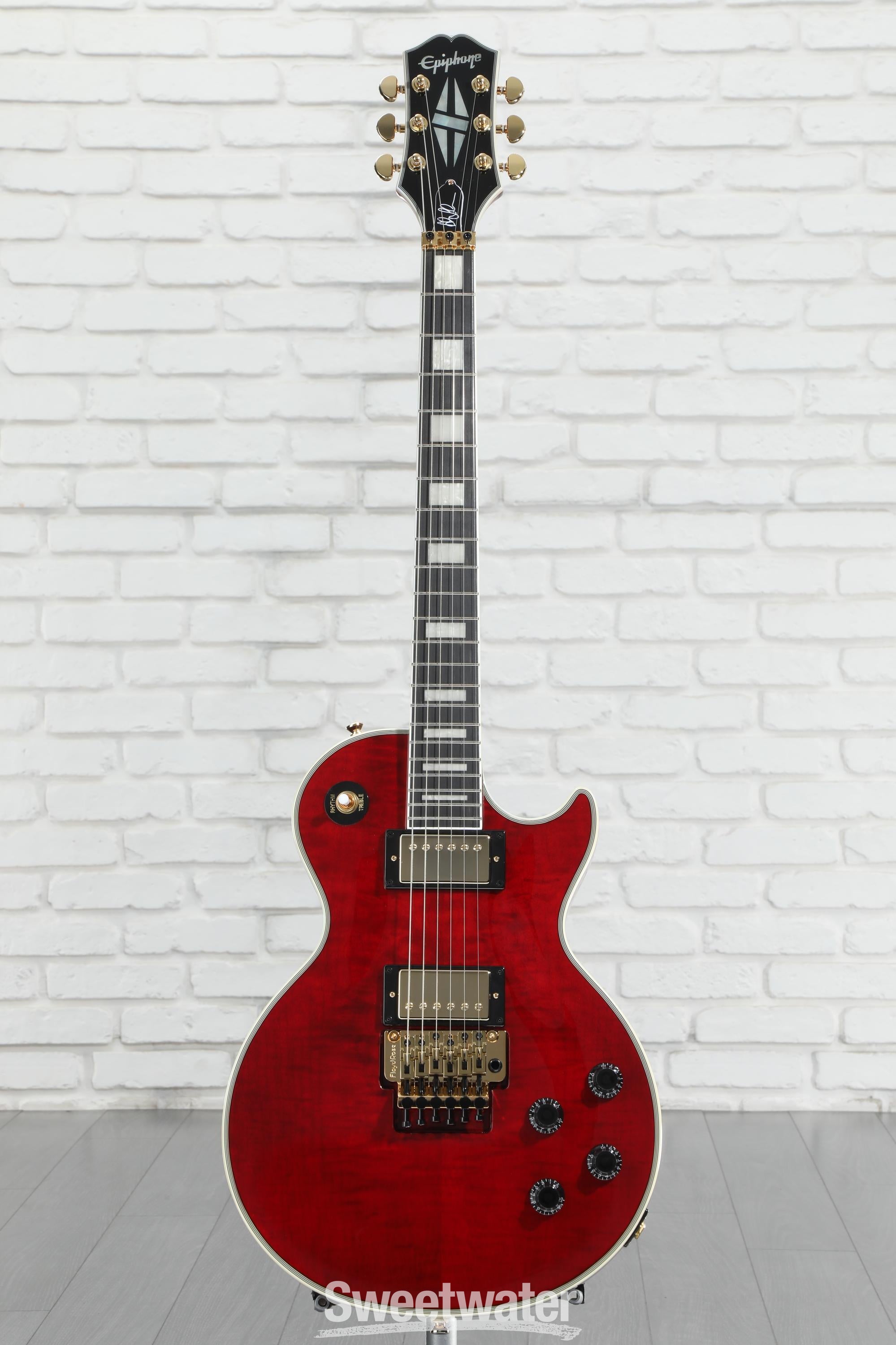 エピフォン レスポールカスタム Alex Lifeson Axcess Epiphone Alex Lifeson Les Paul Custom Axcess Electric Guitar