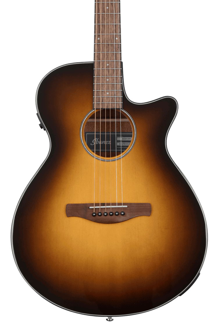 Ibanez AEG50 Acoustic-Electric Guitar - Dark Honey Burst High