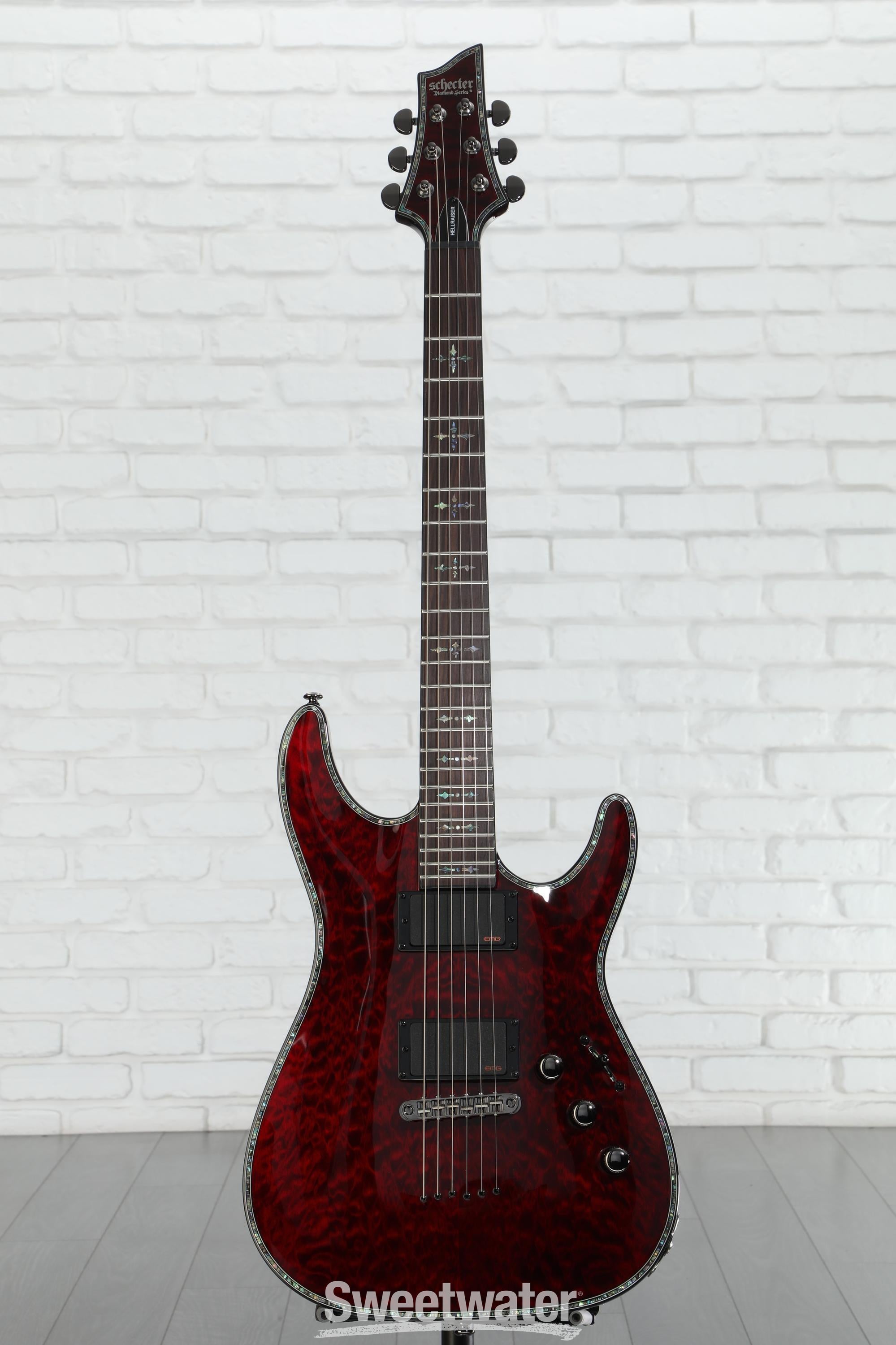 Schecter Hellraiser C-1 Electric Guitar - Black Cherry
