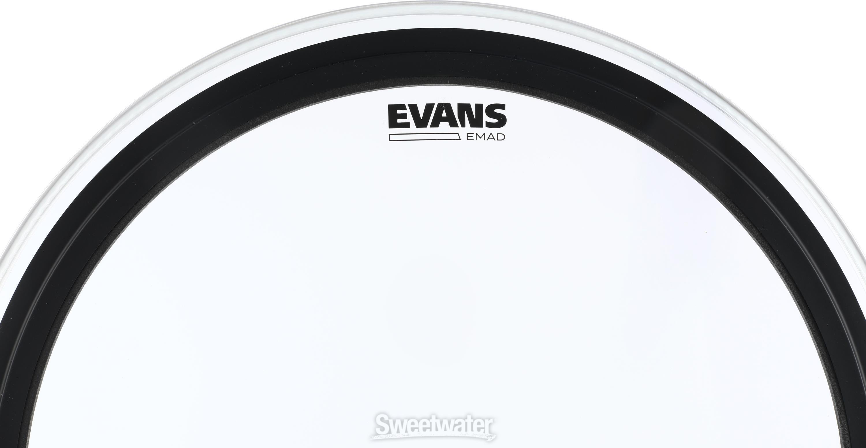 Evans clear emad bass store drum head